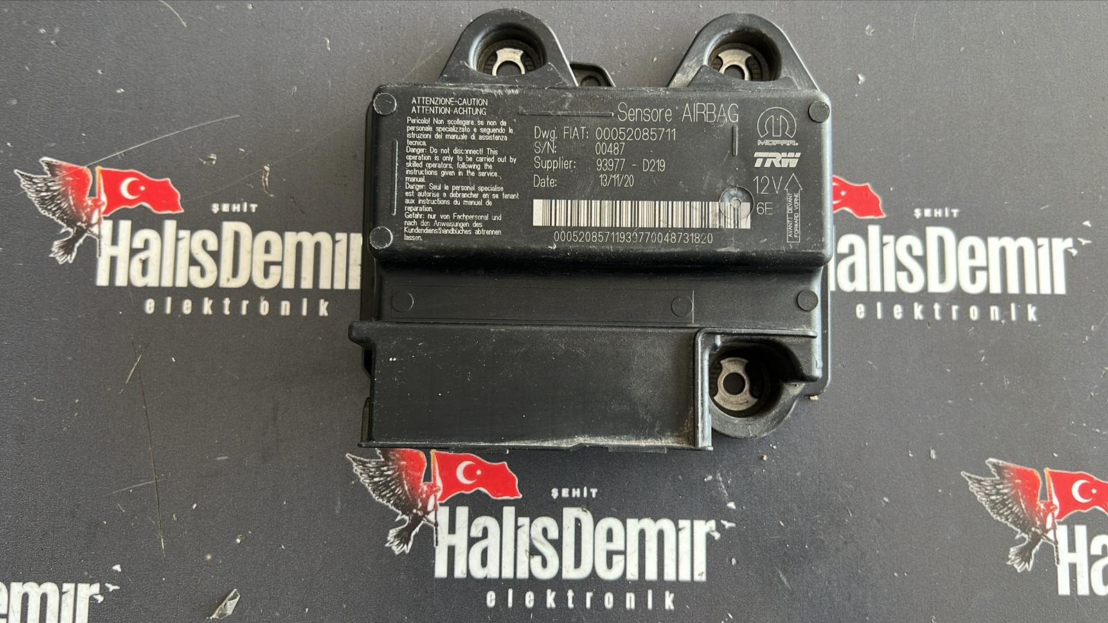 00052085711 FİAT EGEA AİRBAG BEYİNİ 52085711