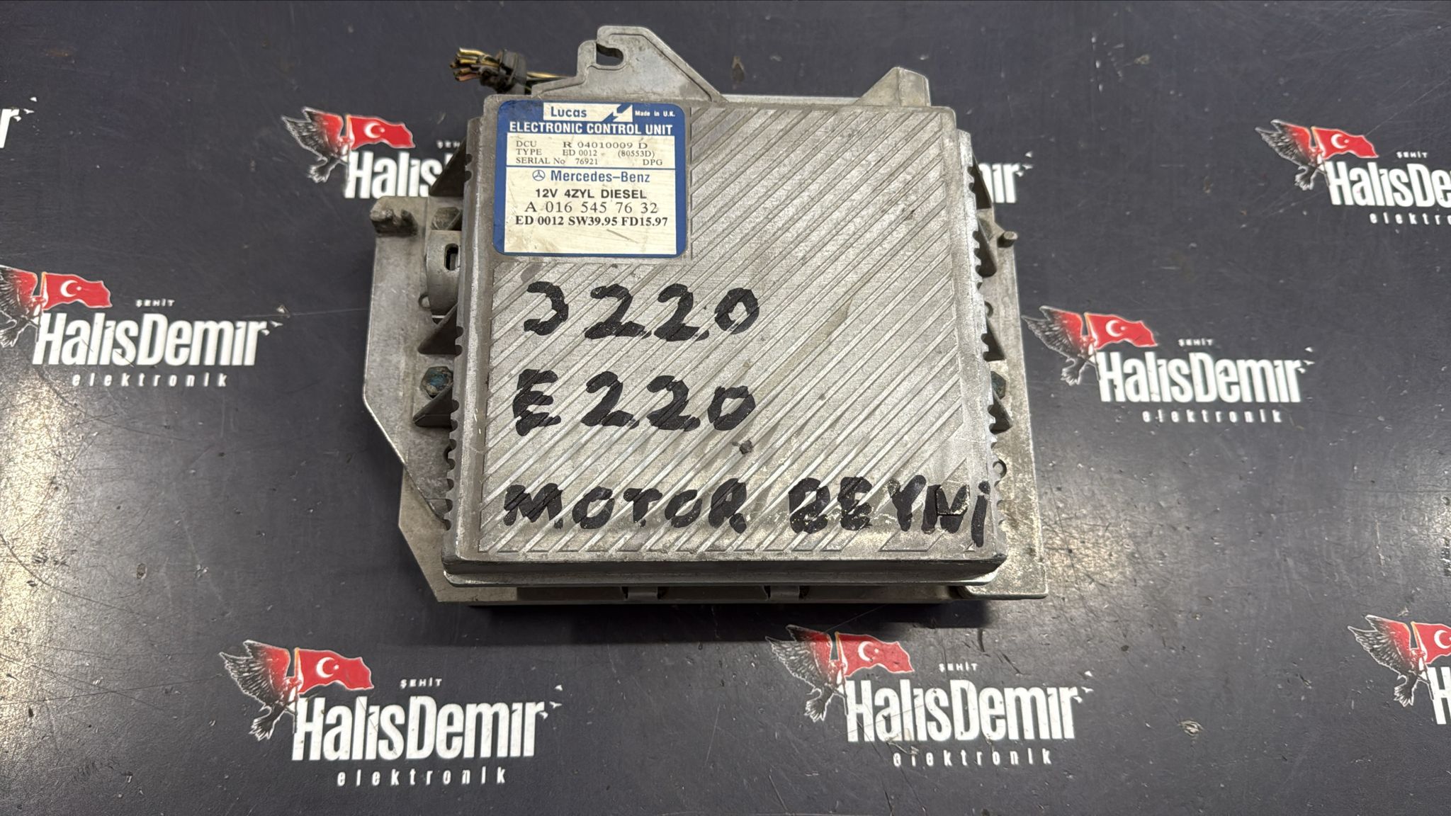 0165457632 MERCEDES W202 KASA W210 KASA DİZEL MOTOR BEYNİ