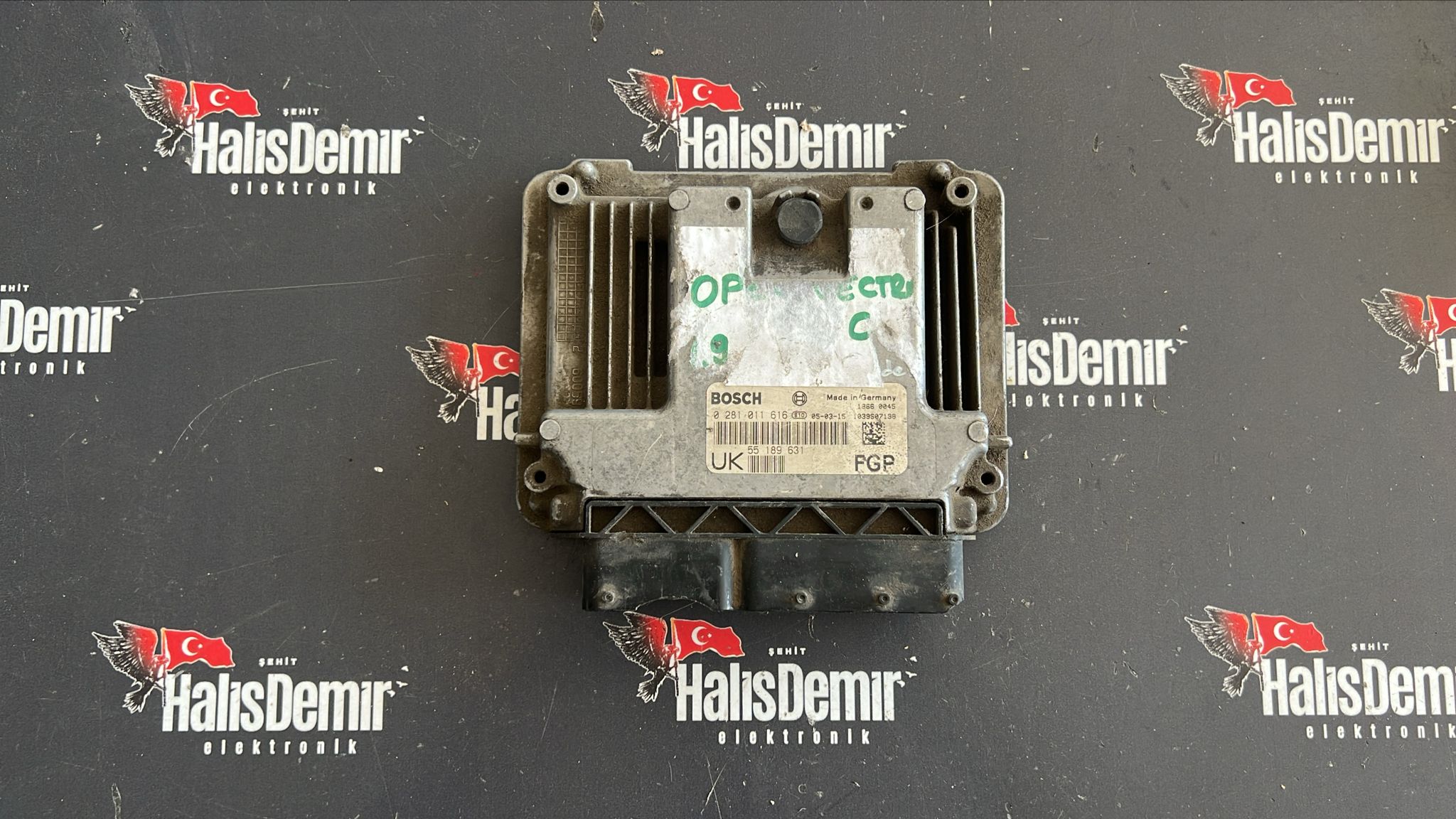 0281011616 55189631 OPEL VECTRA C 1.9 CDTİ MOTOR BEYNİ