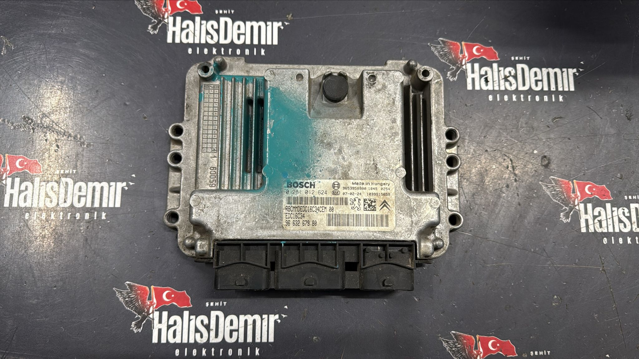 0281012624 CİTRÖEN C5 MOTOR BEYNİ EDC16C34