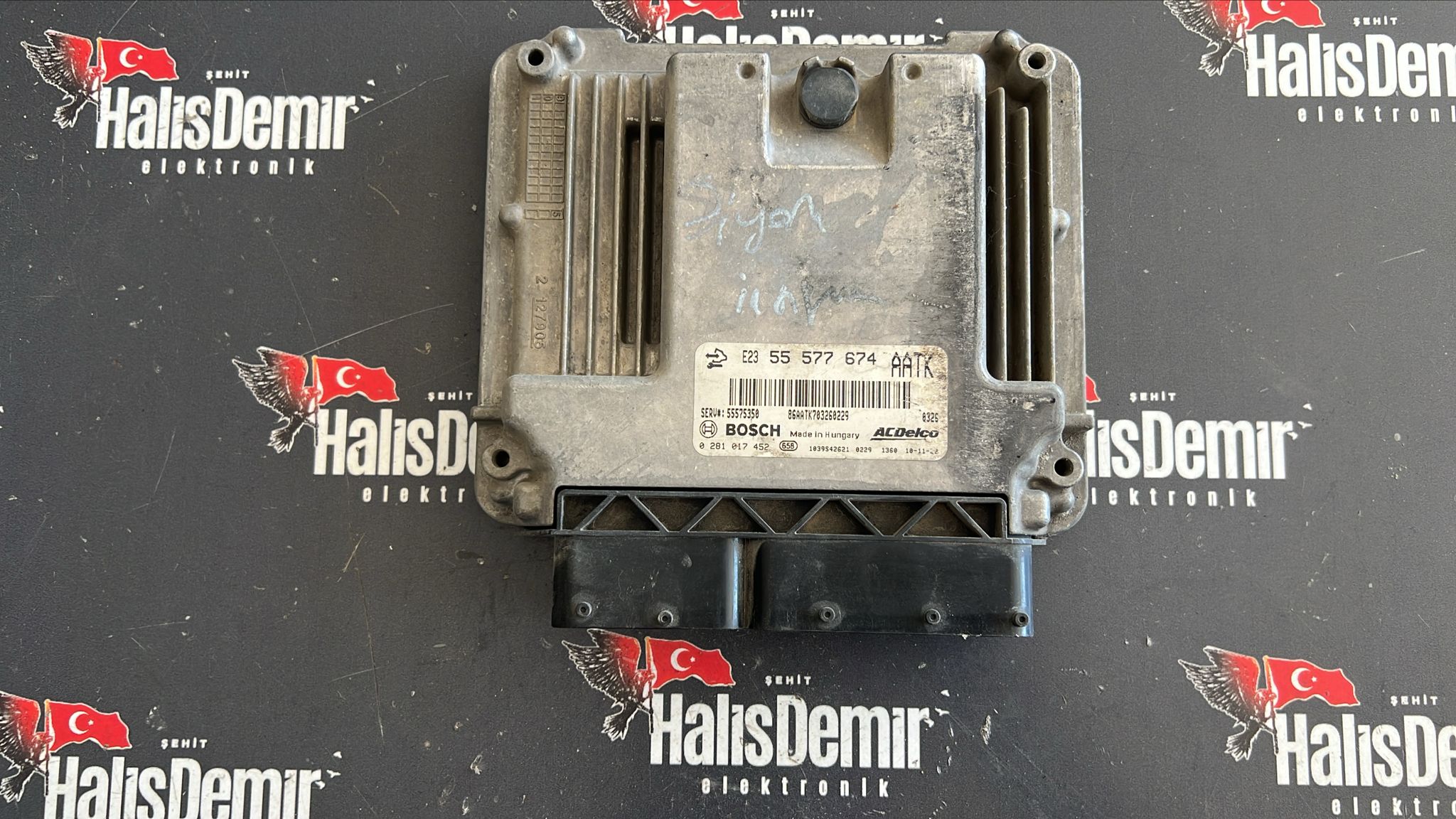 0281017452 55577674 EDC17C18 OPEL İNSİGNİA MOTOR BEYNİ