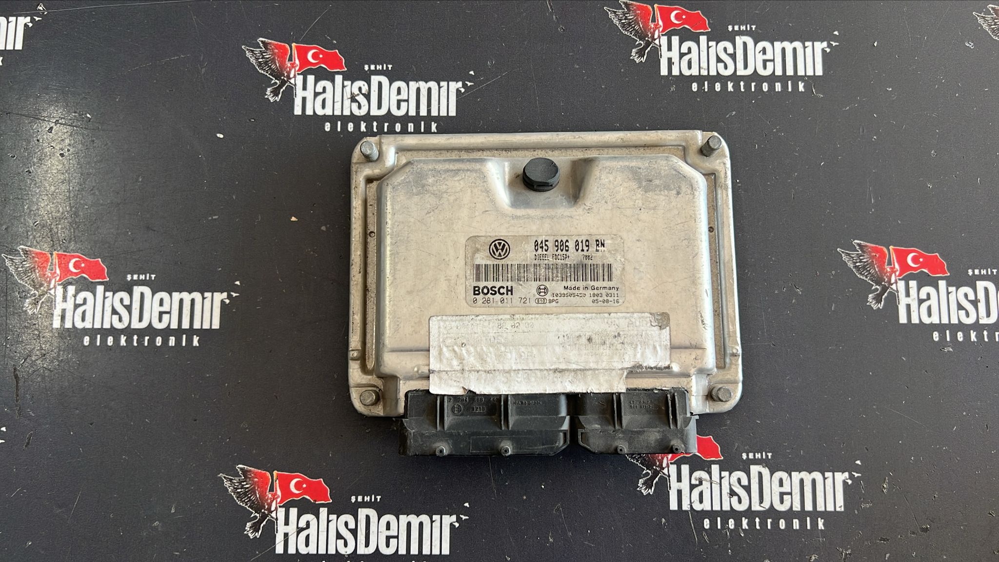 045906019BN 0281011721 EDC15P+ VW Fox Polo 1.4 TDI Motor Beyni