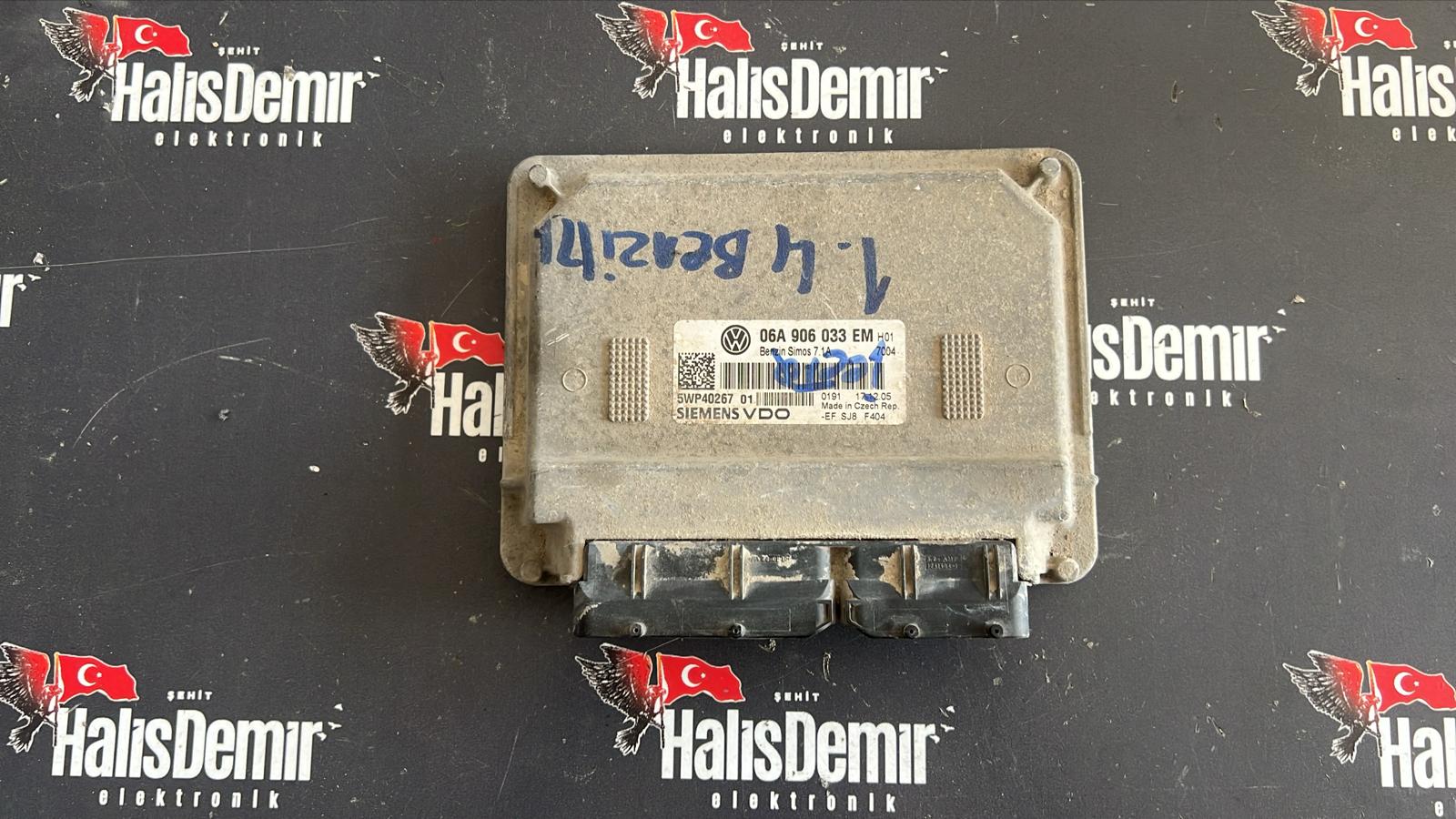 06A906033EM VOLKSWAGEN JETTA GOLF 5 simos 7.1A MOTOR BEYNİ