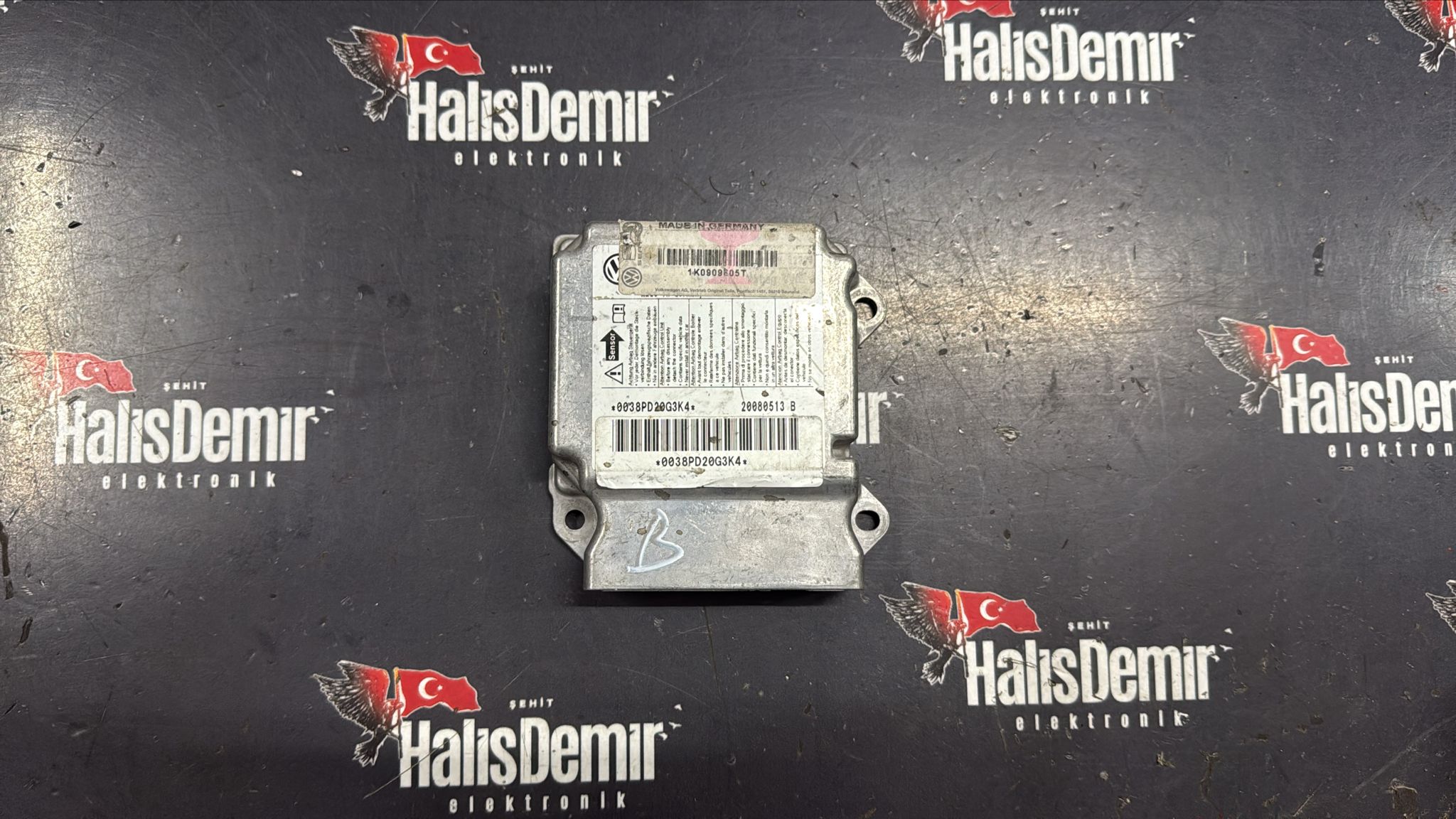 1K0909605T VW GOLF 5 JETTA AİRBAG BEYNİ 1K0 909 605 T VOLKSWAGEN