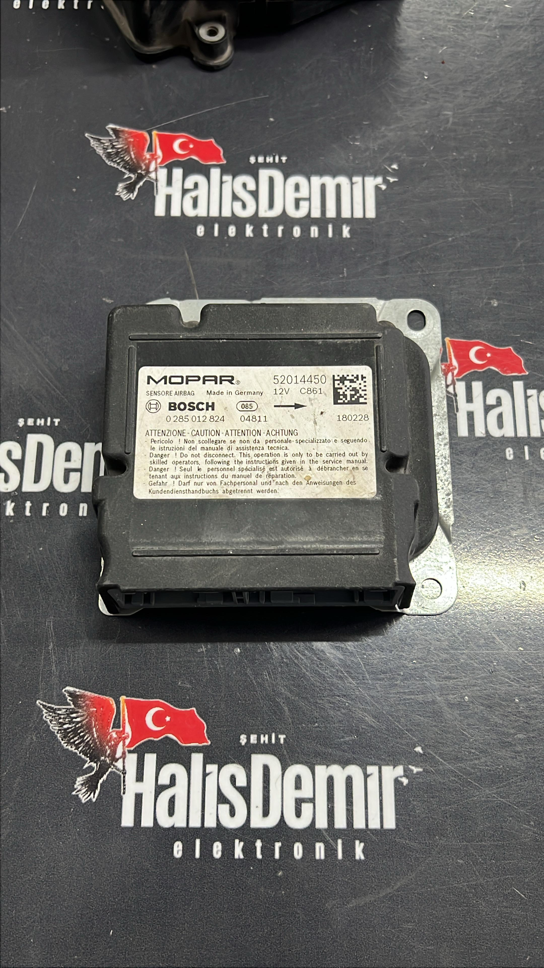 52014450 FİAT DOBLO AİRBAG BEYNİ SÖKME 0285012824