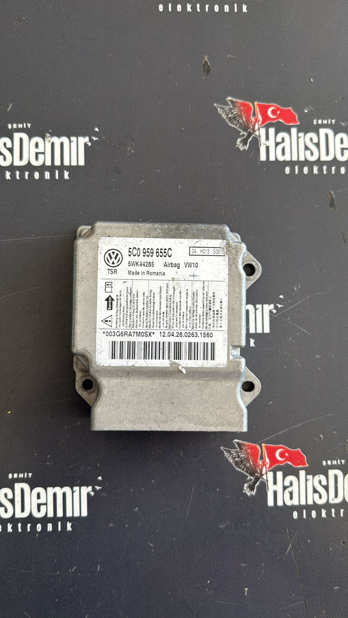 5C0959655C VW JETTA GOLF 6 AİRBAG BEYNİ