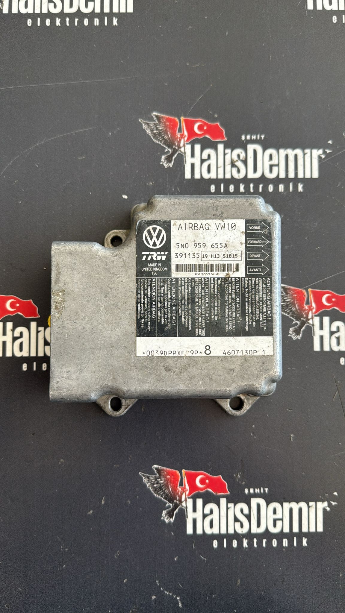 5N0959655A VW TİGUAN PASSAT B7 LEON AİRBAG BEYNİ