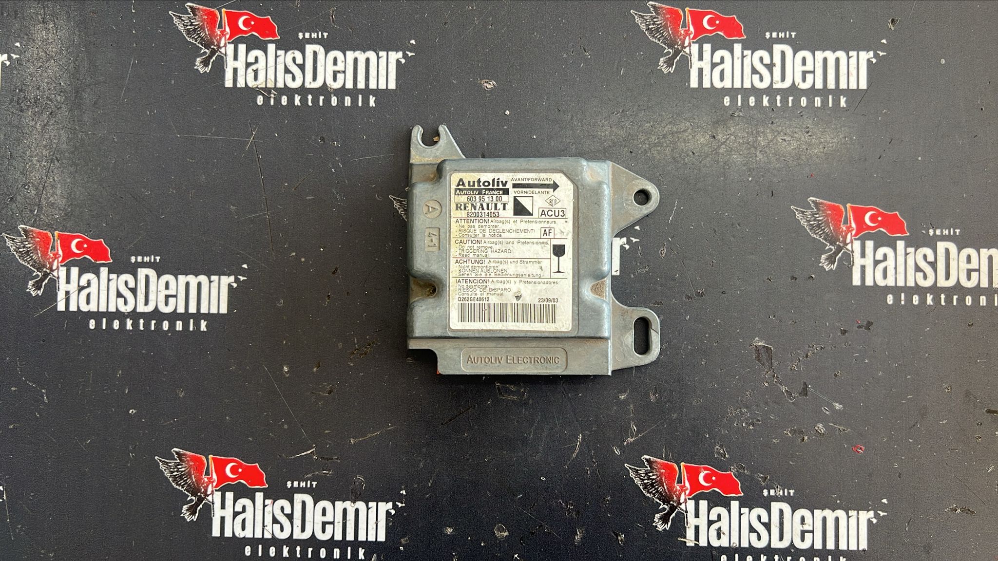 603951300 8200314053 RENAULT KANGOO AİRBAG BEYNİ