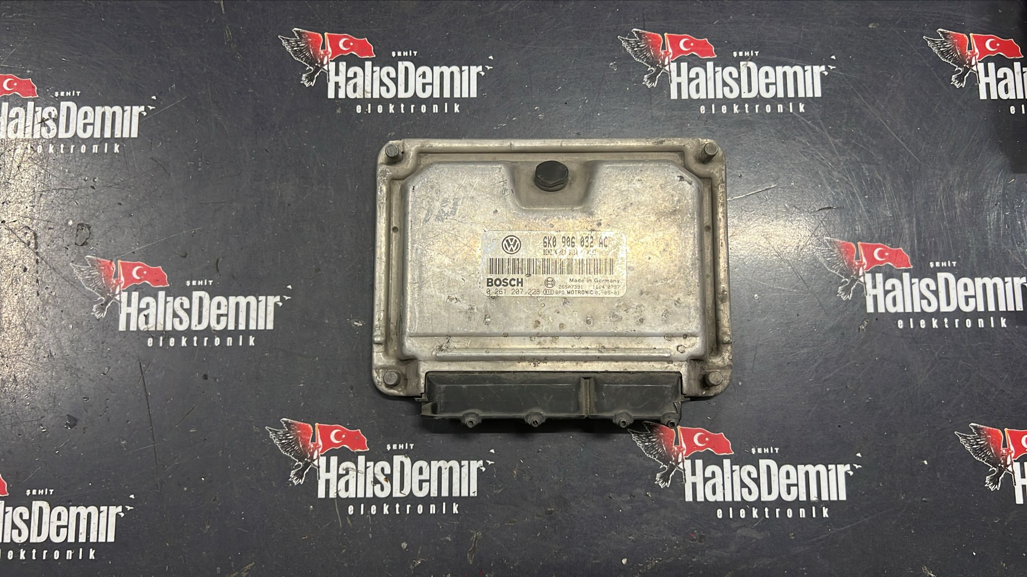 6K0906032AC 0261207228 ME7.5.10 Seat İbiza 1.4 Çıkma Motor Beyni