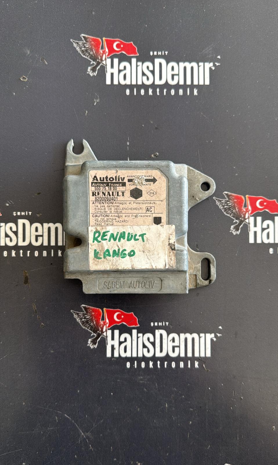 8200098401 550751800 RENAULT KANGOO AİRBAG BEYNİ 