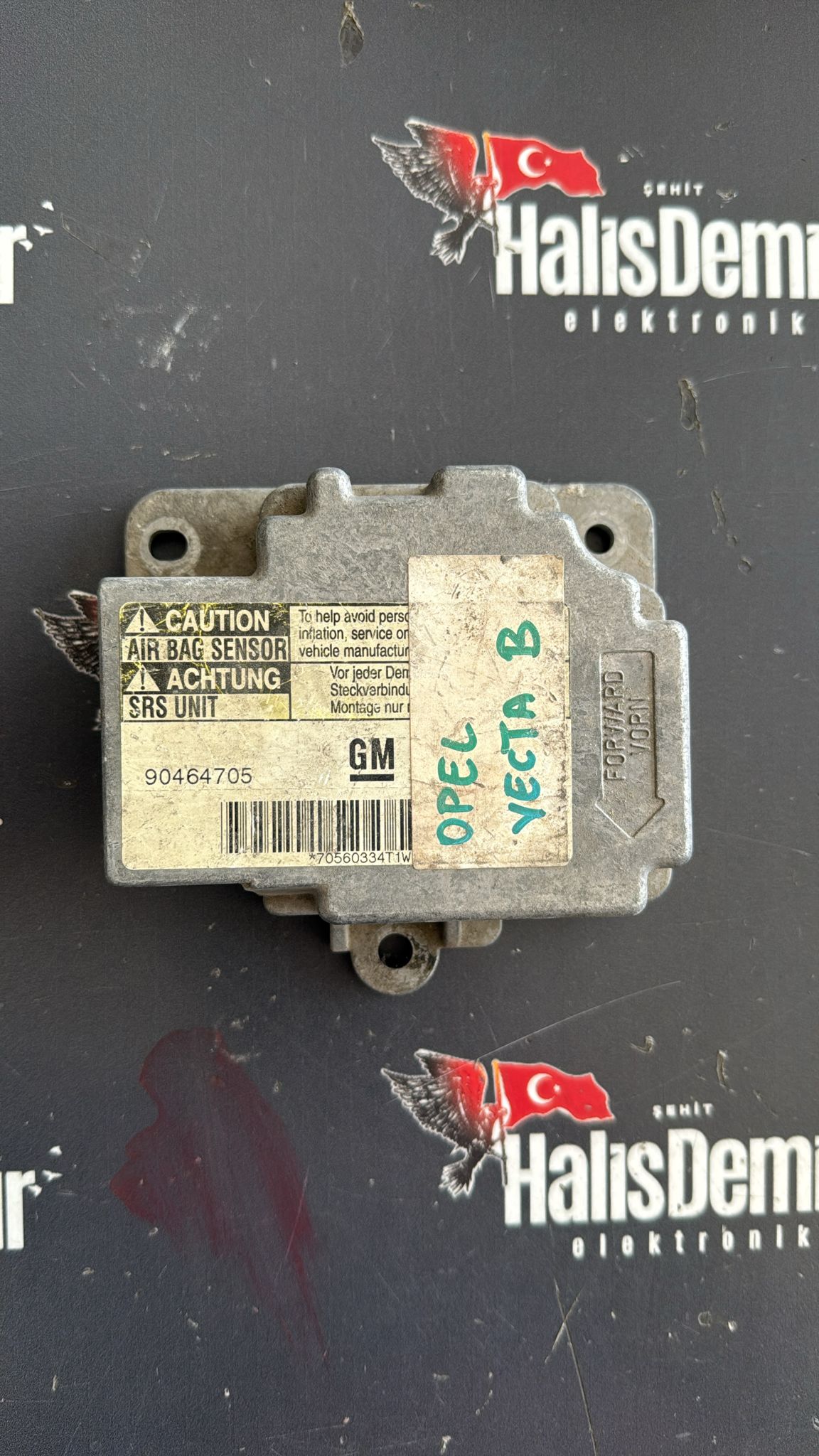 90464705 OPEL VECTRA B AİRBAG BEYNİ ORJİNAL ÇIKMA