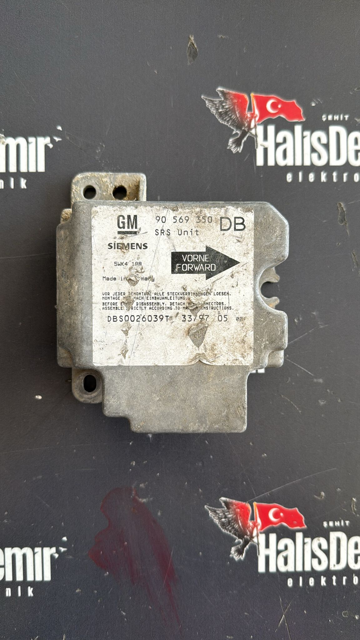 90569350 DB Opel Vectra B Airbag Beyni