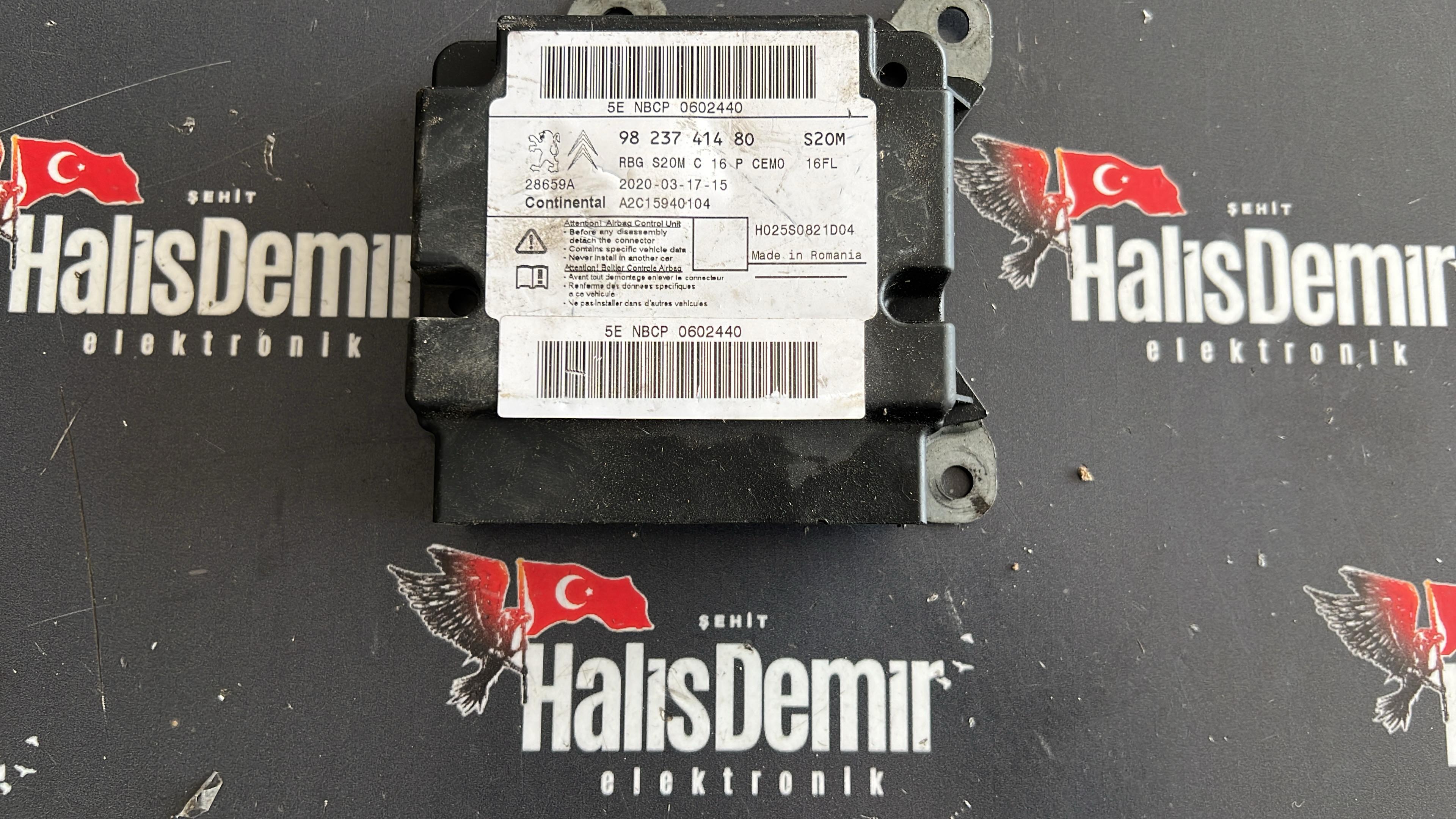 9823741480 Peugeot 3008 5008 Opel Corsa F Airbag Beyni