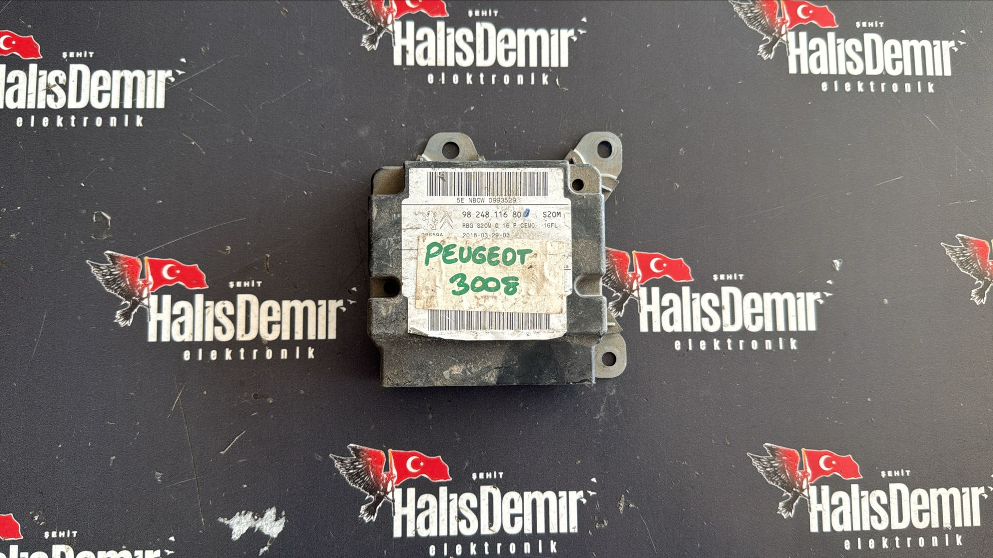 9824811680 - PEUGEOT 3008 AİRBAG BEYNİS