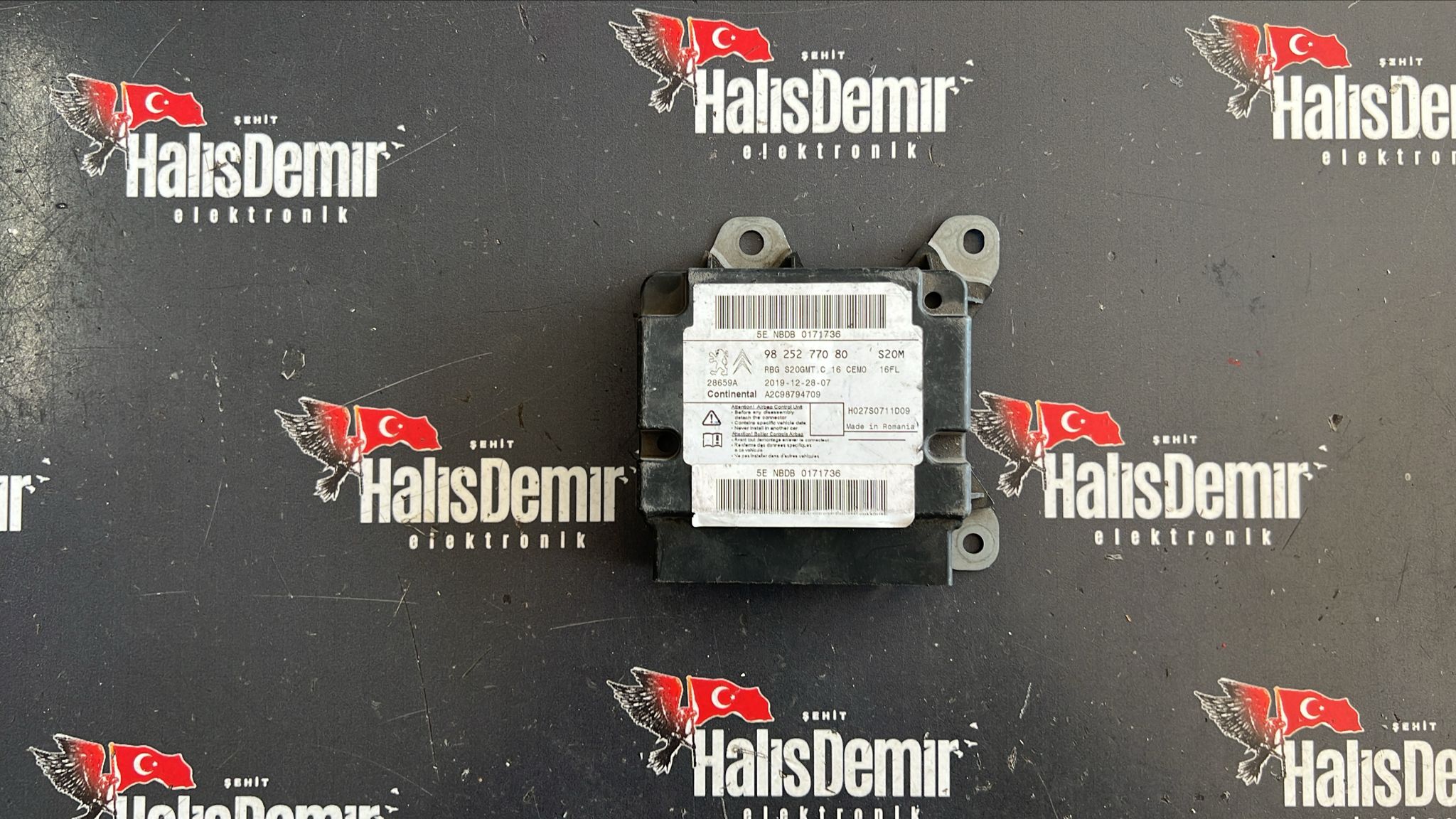 9825277080 Citroen C3 AirCross Airbag Beyni