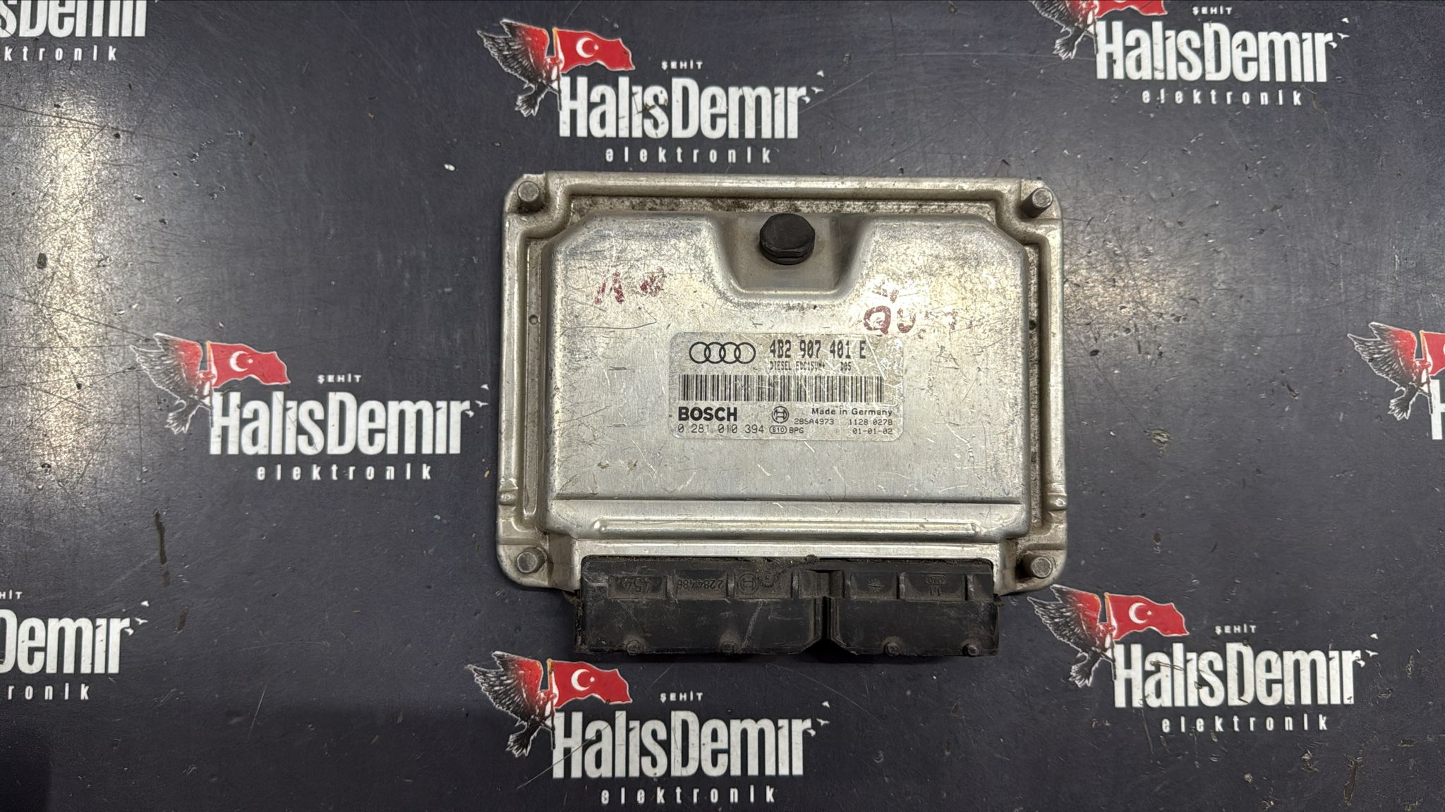 Audi A6 2.5 TDI Motor Beyni 4B2907401E - 0281010394