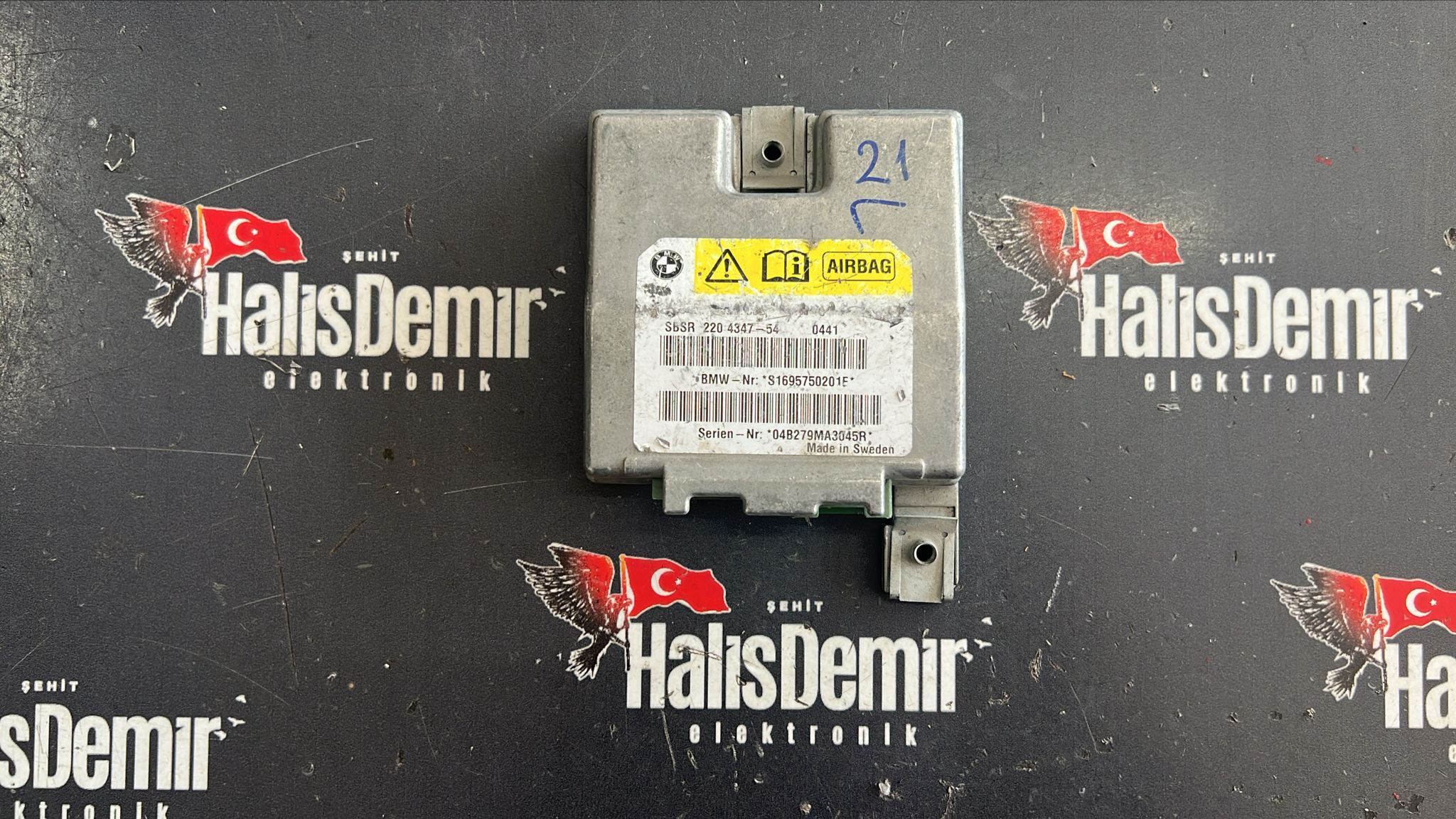 BMW 5 SERİSİ E60 AİRBAG BEYNİ 220434754