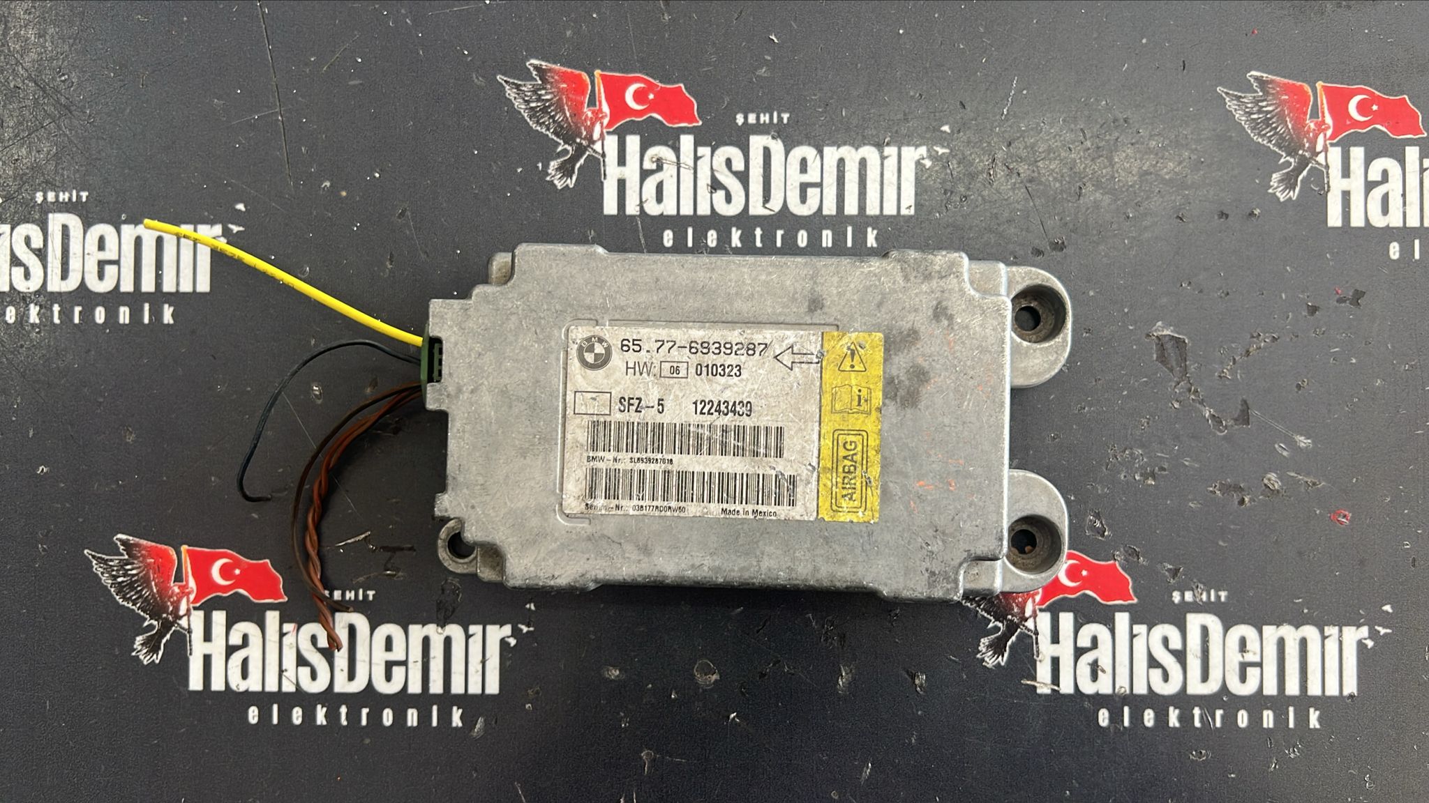 BMW 5 SERİSİ E60 AİRBAG BEYNİ 65.77 6939287