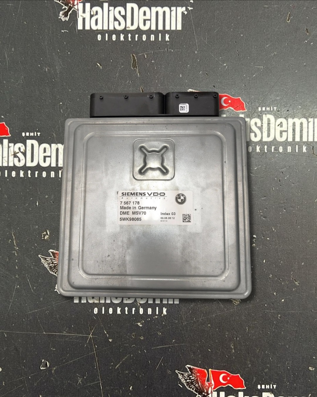 BMW E60 5.25 MOTOR BEYNİ 7567178 5WK98085