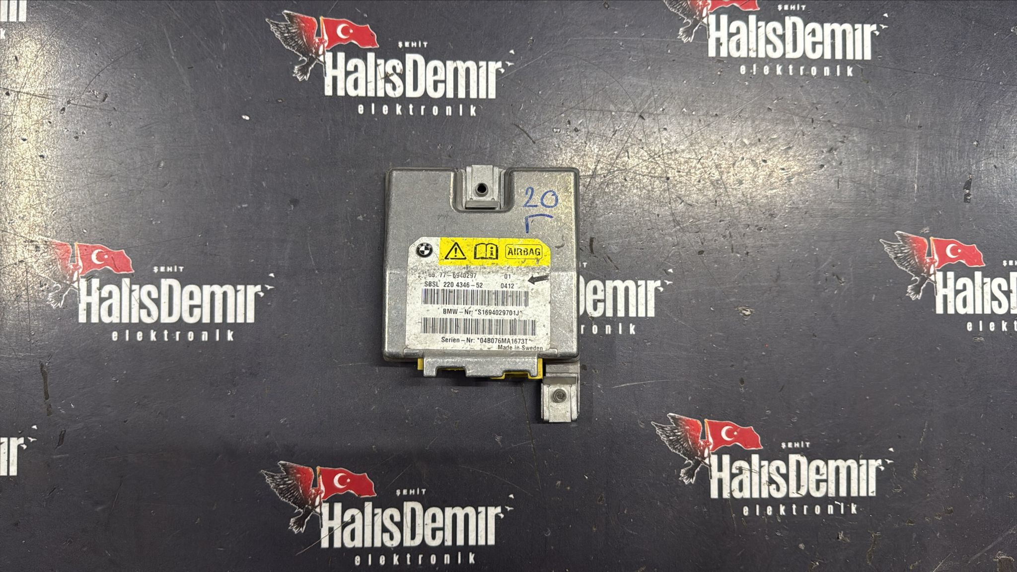 BMW E63 Airbag Beyni 65776940297 | E63 Airbag Sezici Modül ( Orjinal)