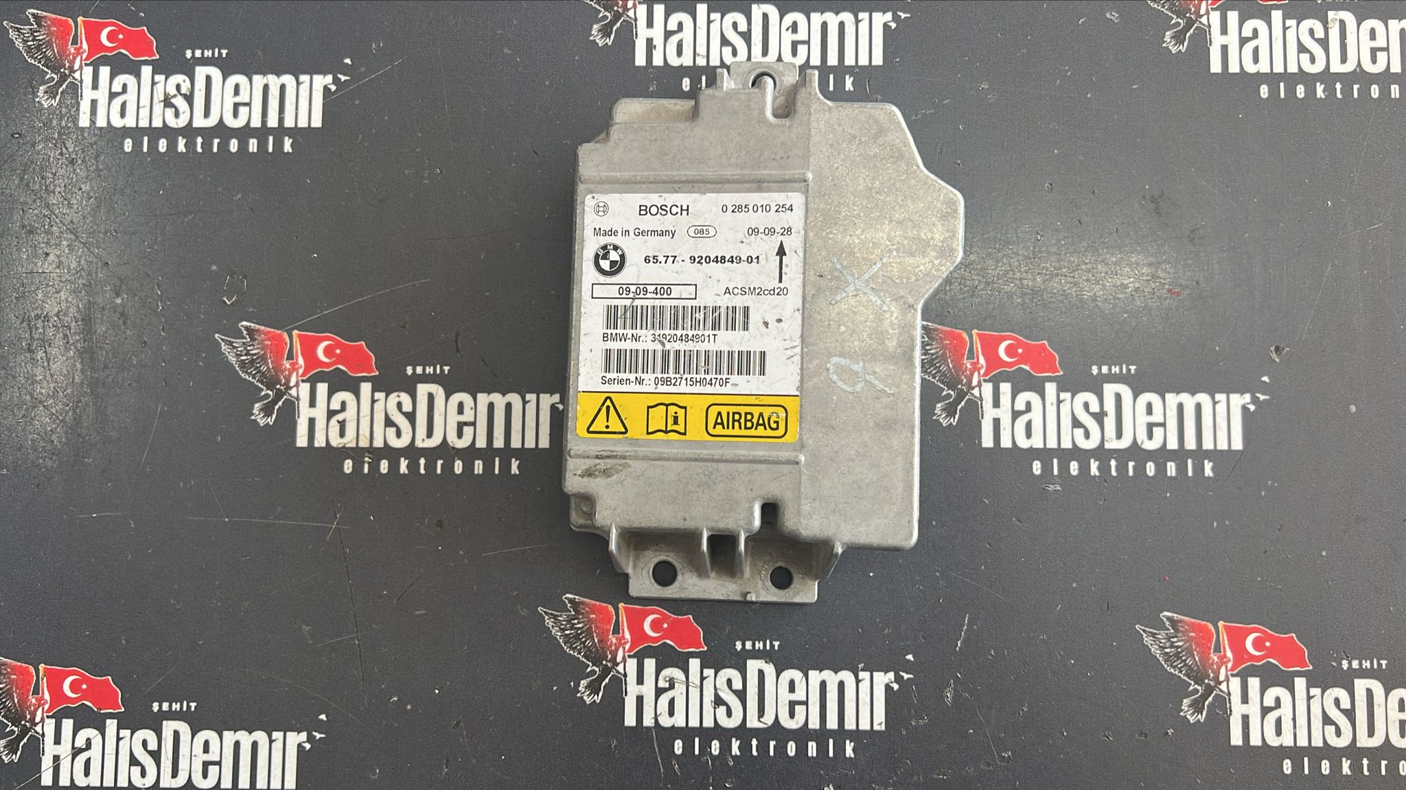 BMW X5 X6 E70 AİRBAG BEYNİ 65.77-9204849-01