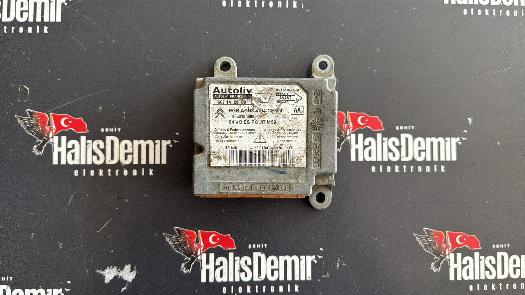 Citroen Berlingo Airbag Beyni 607142800 9653190880