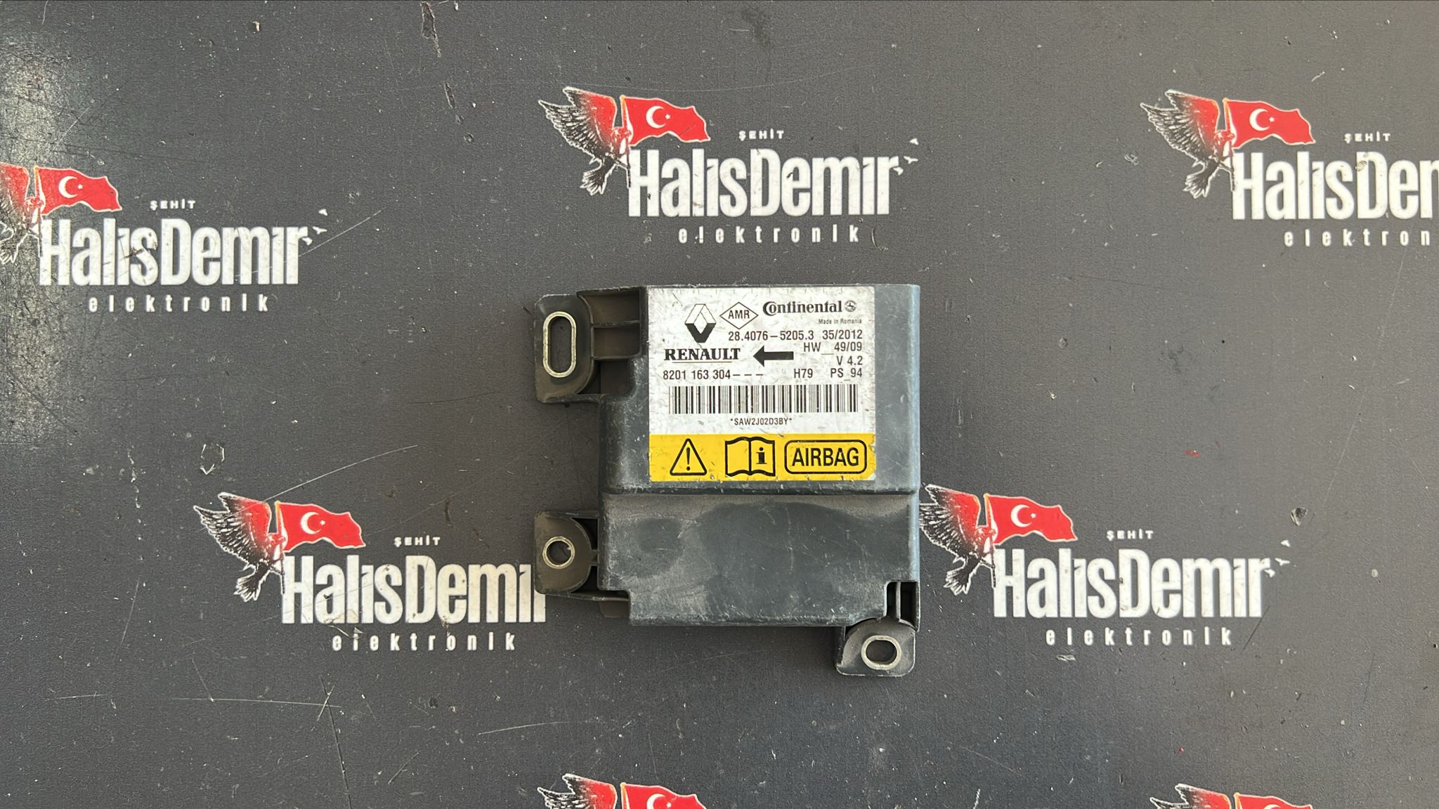 DACİA DUSTER AİRBAG BEYNİ 8201163304 28.4076-5205.3