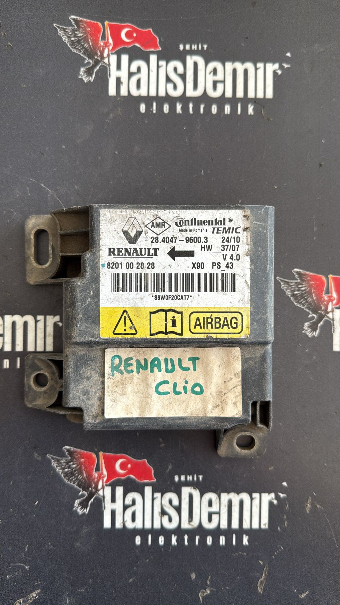 Dacia Logan Sondero Clio Airbag Beyni 8201002828