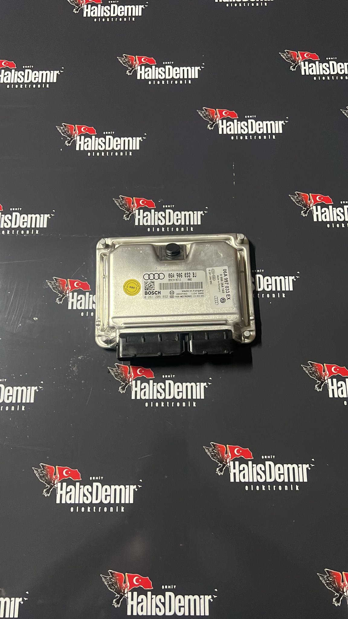 ECU MOTOR KONTROL CİHAZI AUDI A3 1.8 T AUQ BOSCH 0 261 206 892, 0261206892, 06A 906 032 BJ, 06A906032BJ