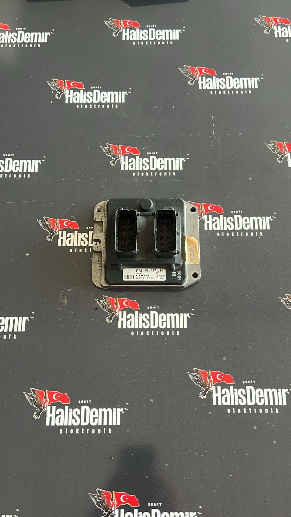 ECU MOTOR KONTROL CİHAZI OPEL ASTRA VECTRA ZAFIRA SIEMENS 5WK9 1707, 5WK91707, GM 09 117 394, 09117394