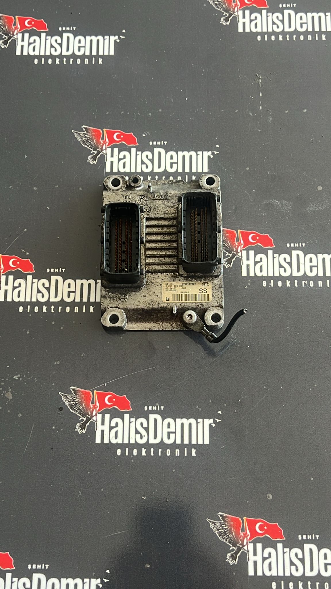 ECU MOTOR KONTROL CİHAZI OPEL CORSA C 1.2 Z12XEP BOSCH 0 261 208 253, 0261208253, GM 55352622 SS, 1039S10736