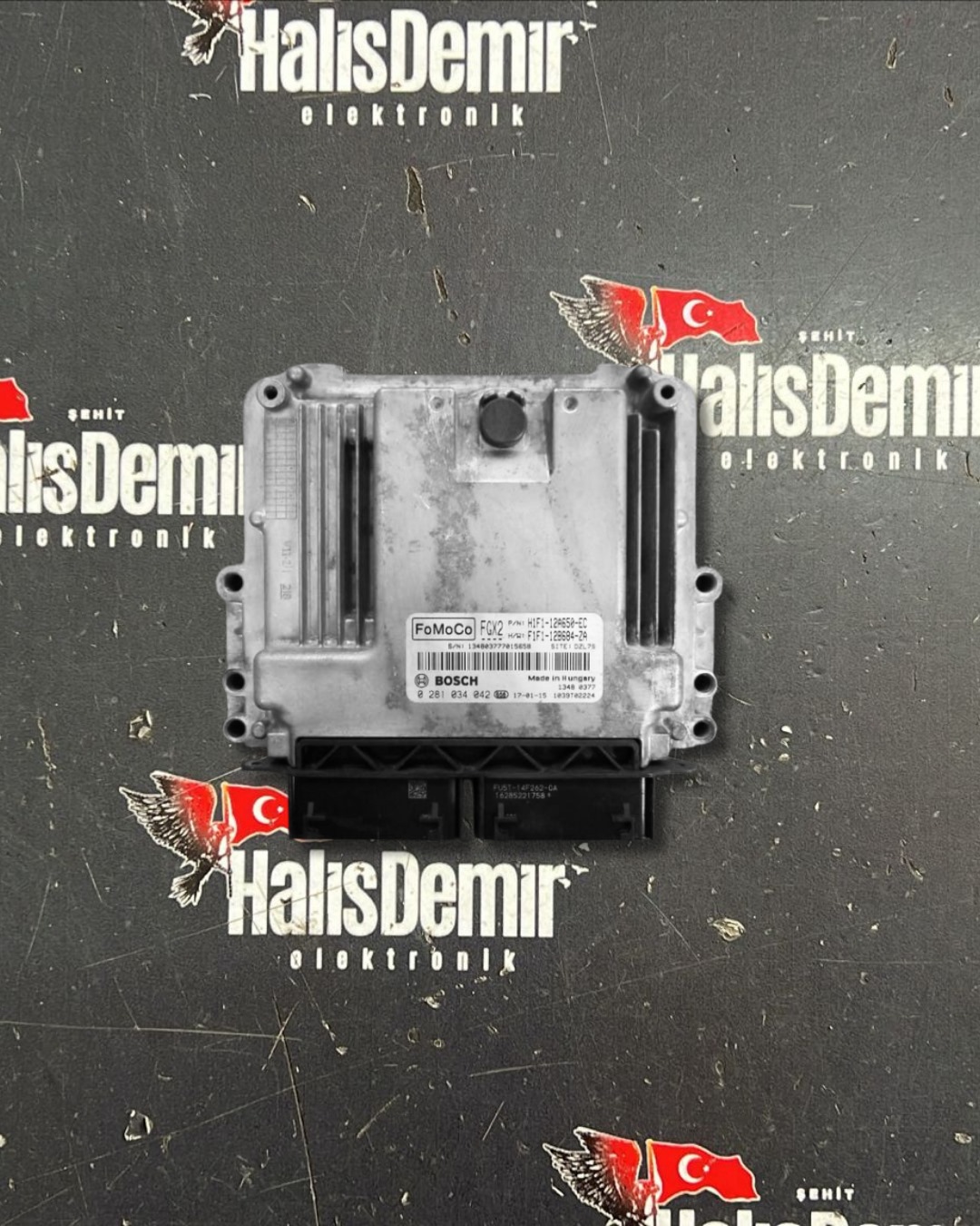 FORD FOCUS MOTOR BEYNİ 0281034042 H1F1 12A650 EC EDC17C70