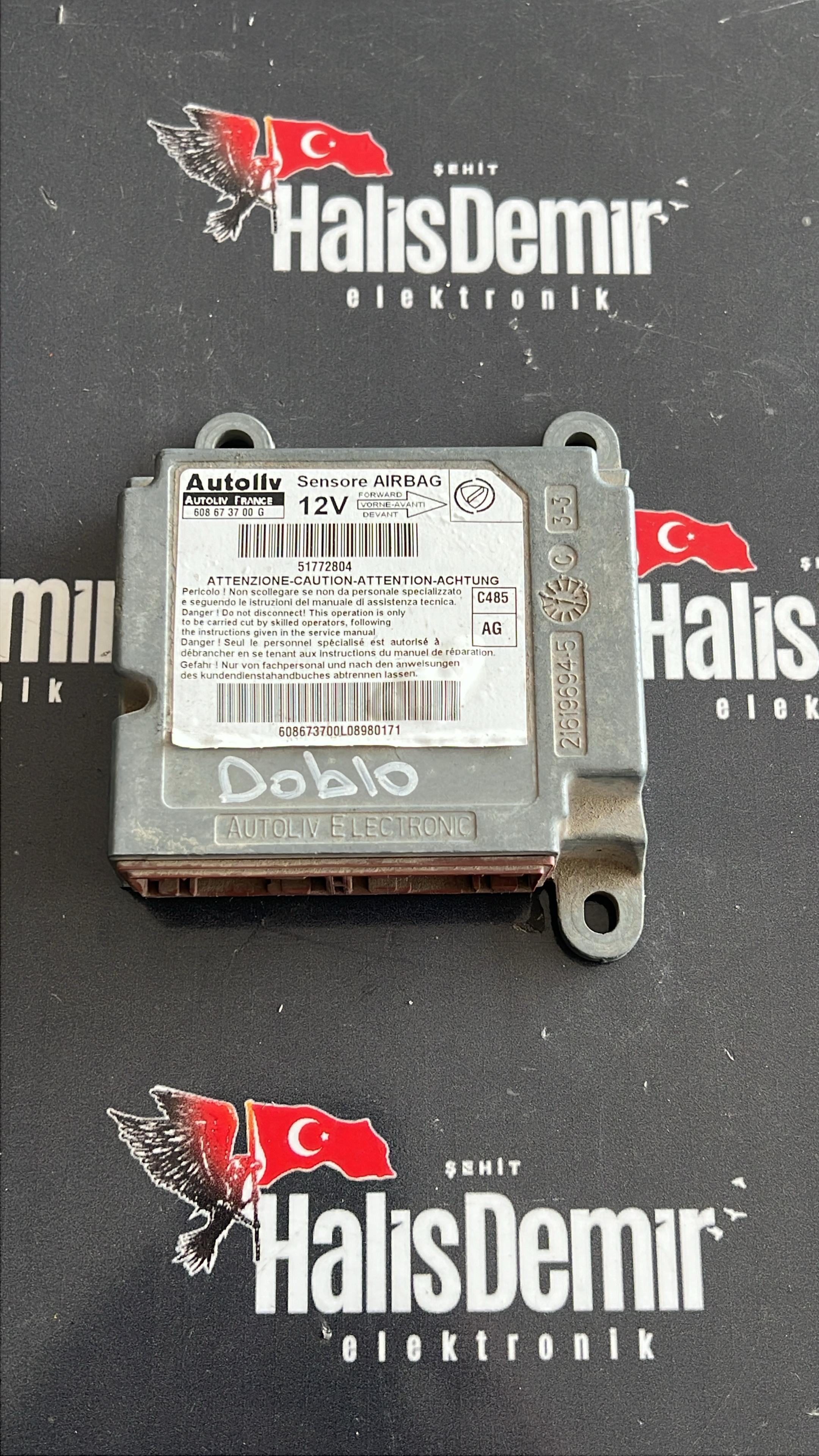 Fiat Doblo Stilo Airbag Beyni 51772804 608673700G