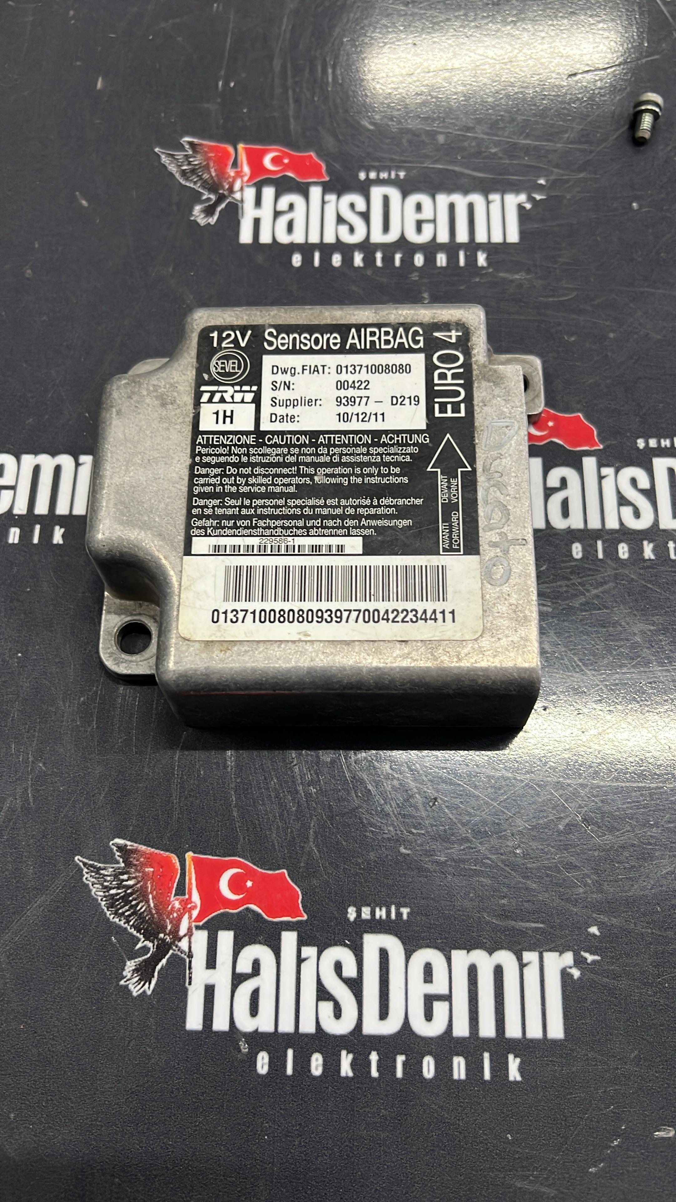 Fiat Ducato -Jumper -Boxer Airbag Beyni 01371008080