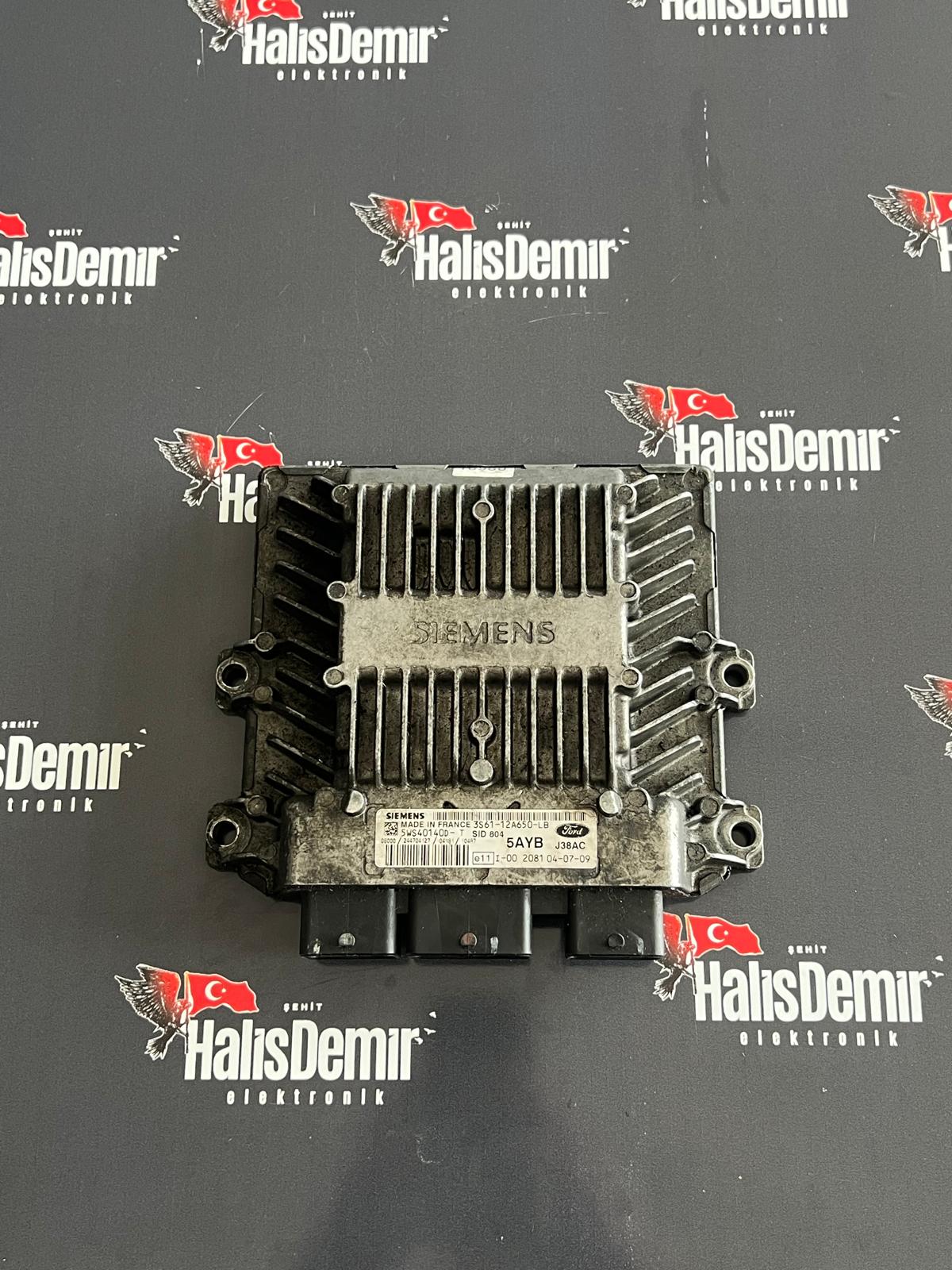 Ford Focus 1.8 Motor Beyni 5WS40140D-T 3S61-12A650-LB SID 804 5AYB