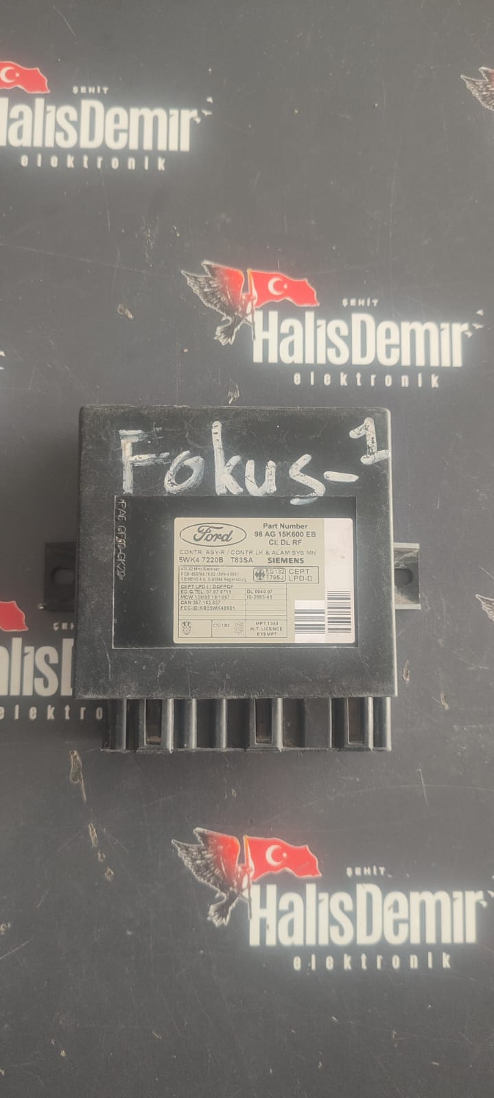 Ford Focus Kontrol Beyni 98AG-15K600