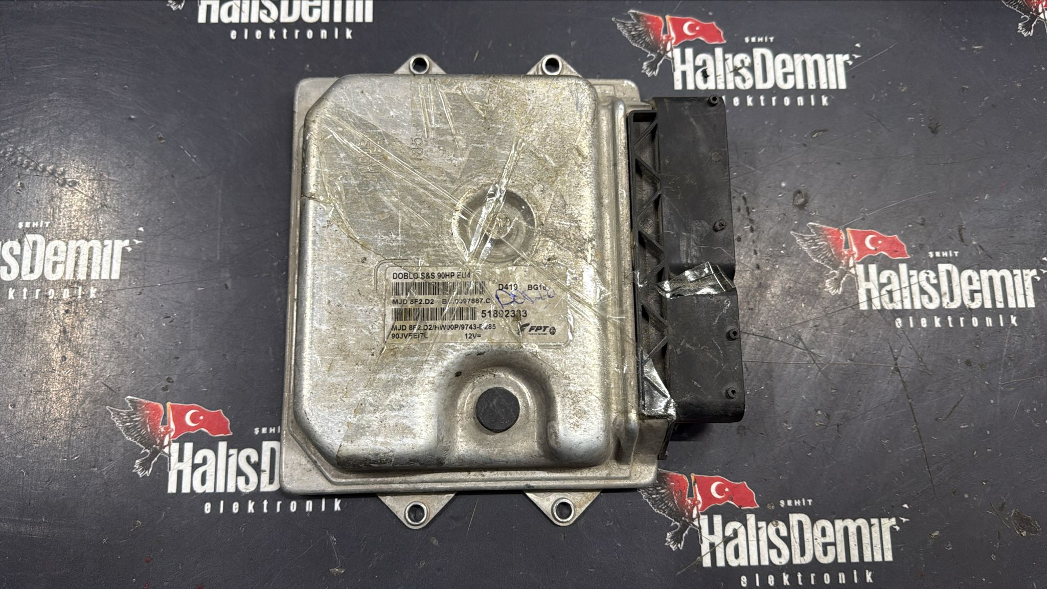 FİAT DOBLO 1.3 D MOTOR BEYNİ 8F2.D2 51892333