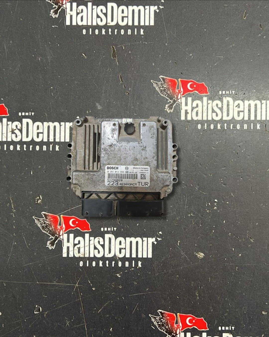 FİAT DOBLO 1.9 JTD MOTOR BEYİNİ 0281012866 55206074