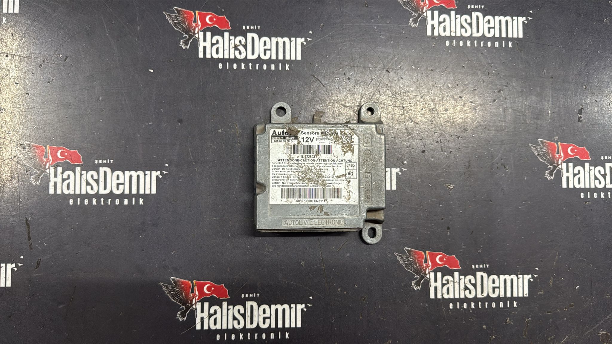 FİAT DOBLO AİRBAG BEYNİ 51772803 608673600D 608 67 36 00 D