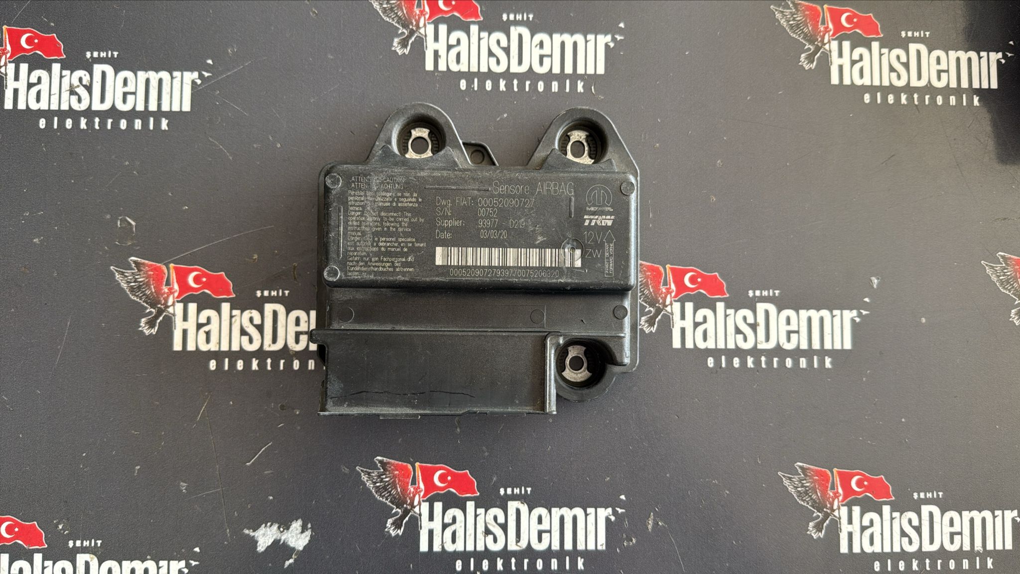 FİAT EGEA AİRBAG BEYNİ 00052090727