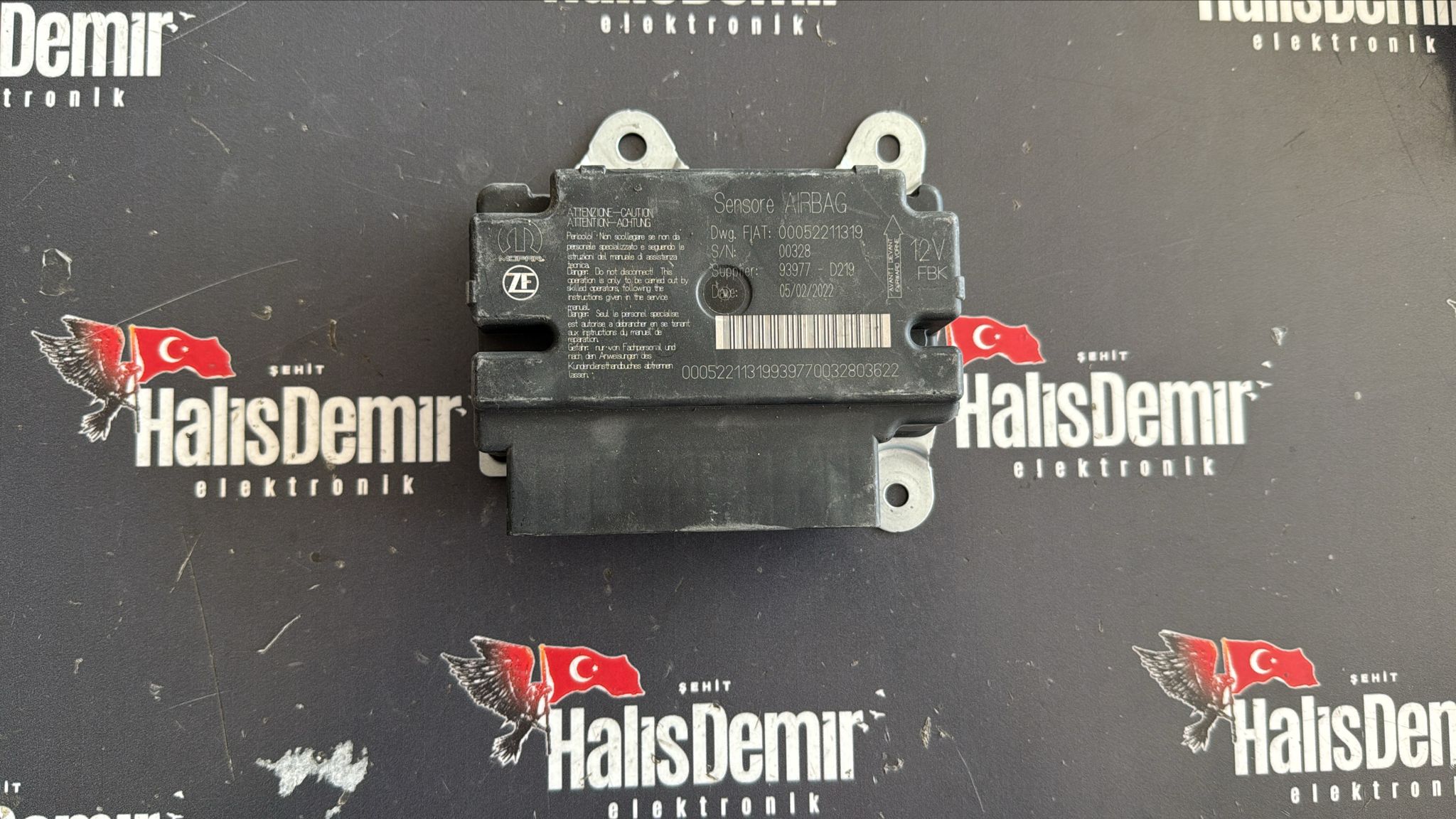 FİAT EGEA AİRBAG BEYNİ 00052211319