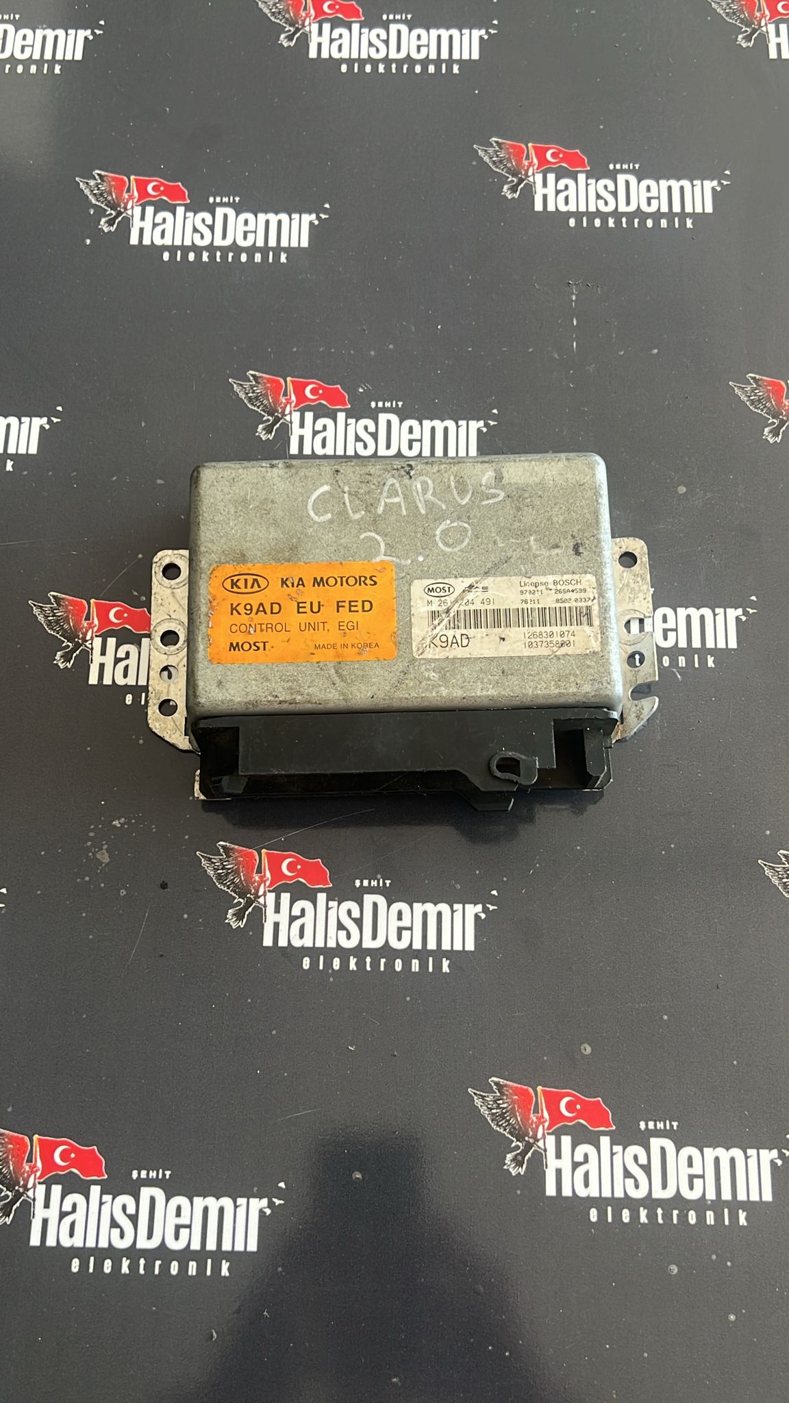 Kia Clarus 2.0 Benzinli Motor Kontrol Modülü Ünitesi ECU m261204491 k9ad1268301074