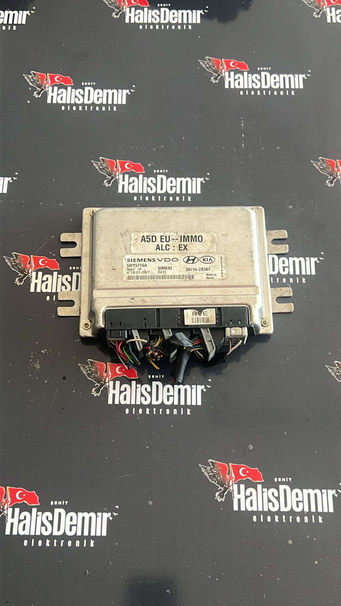 Kia Rio 391102X567 39110-2X567 Siemens VDO 5WY5716A SIMK42 IND 3 MOTOR BEYNİ