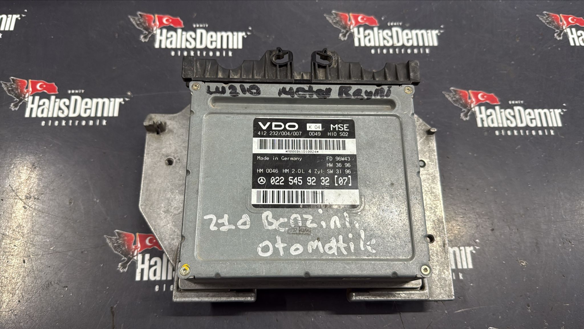 MERCEDES C/E W210 W202 MOTOR BEYNİ 0225459232 (ORJİNAL) ÇIKMA