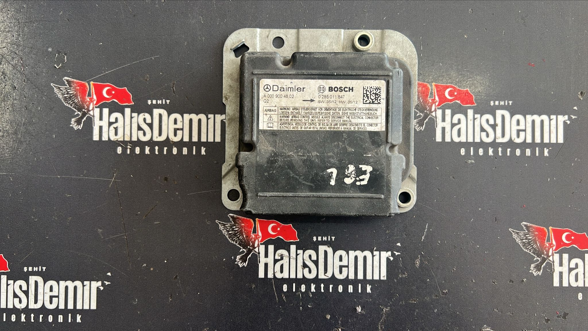 MERCEDES SPRİNTER VİTO AİRBAG BEYNİ 0285011847