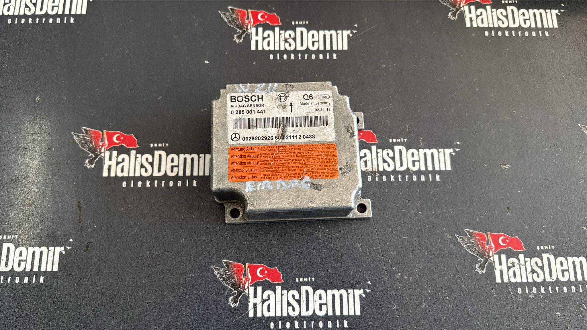 MERCEDES W211 E-SERİSİ ORJİNAL AİRBAG BEYNİ -0285001441