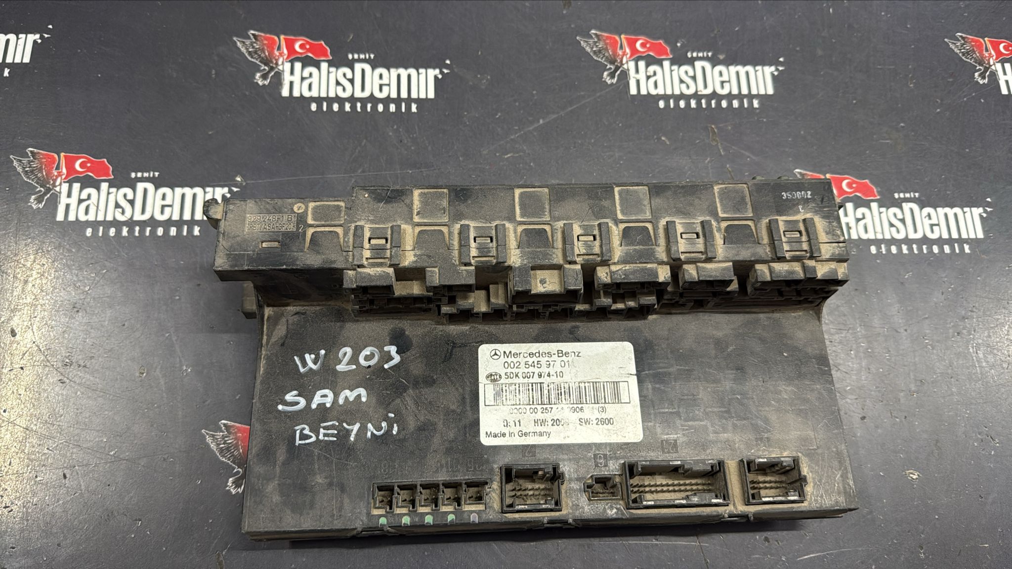 Mercedes W203 Arka SAM beyni 0025459701 5DK00797410