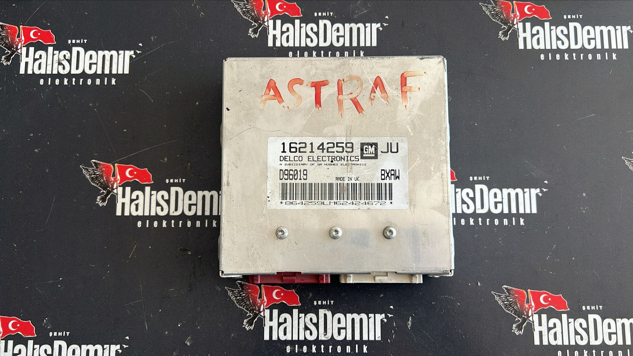 OPEL ASTRA F 1.6 16 VALF OTOMATİK MOTOR BEYNİ 16214259