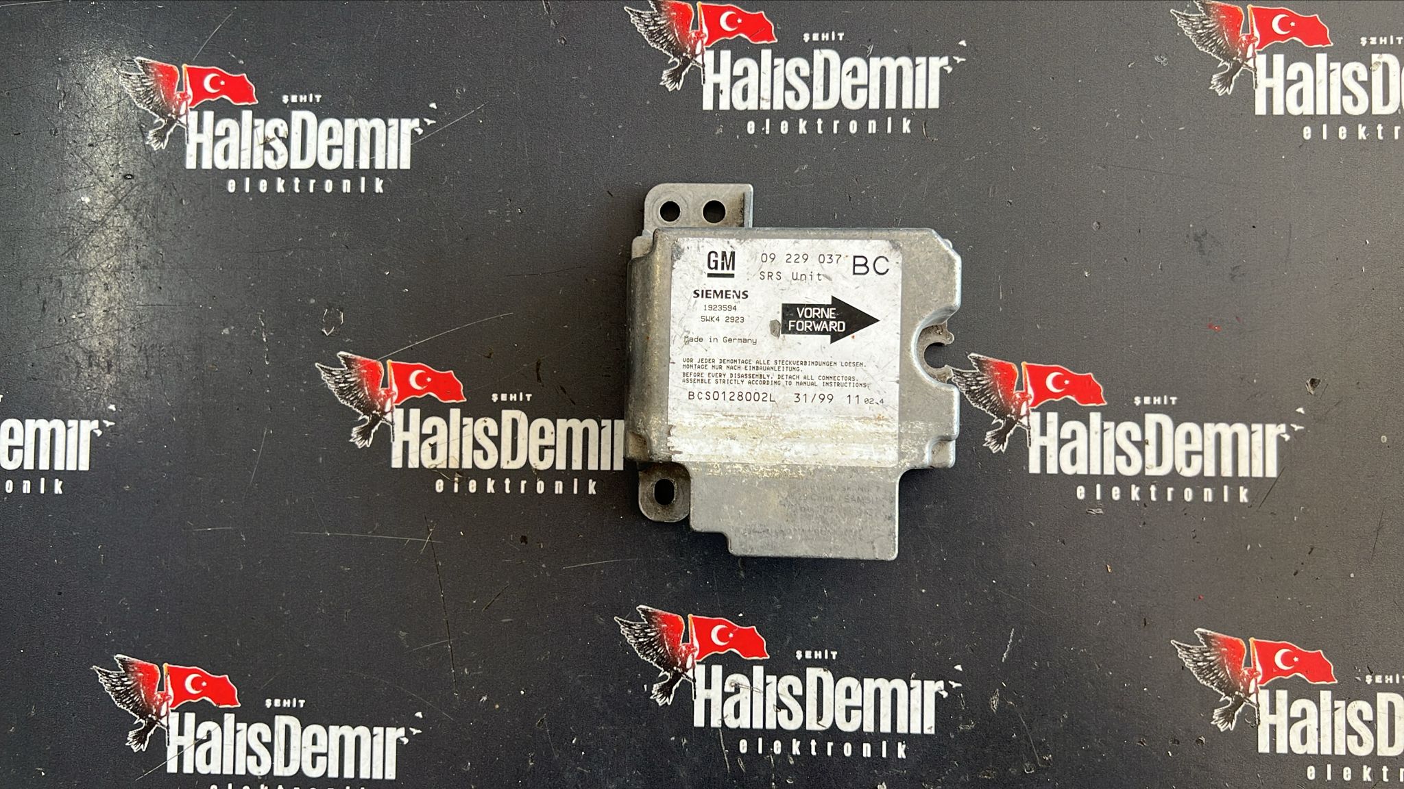 OPEL ASTRA G AİRBAG BEYNİ 09229037 5WK42923