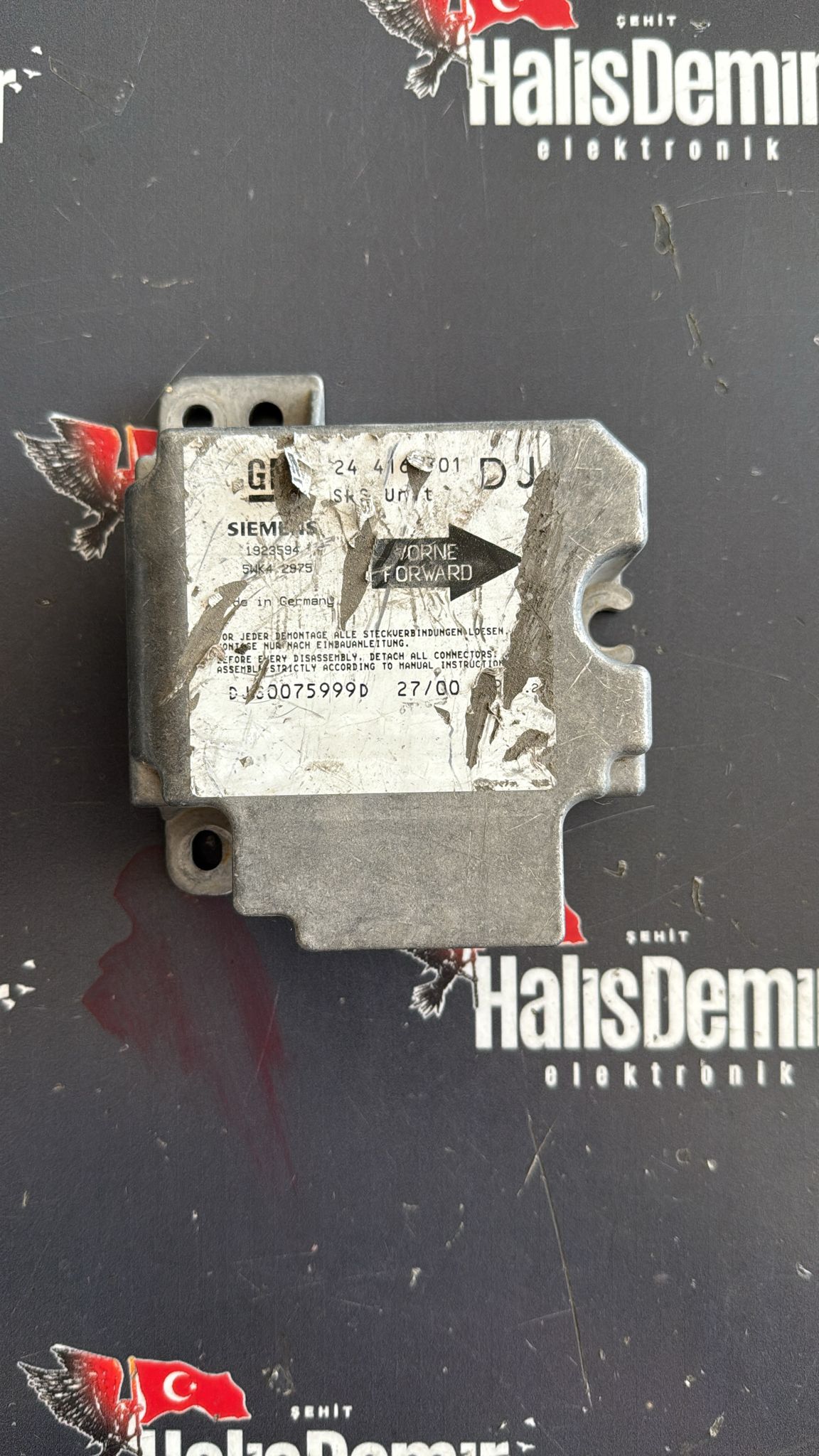 OPEL ASTRA G VECTRA B AİRBAG BEYİN ÇIKMA ORJİNAL 24416701 DJ